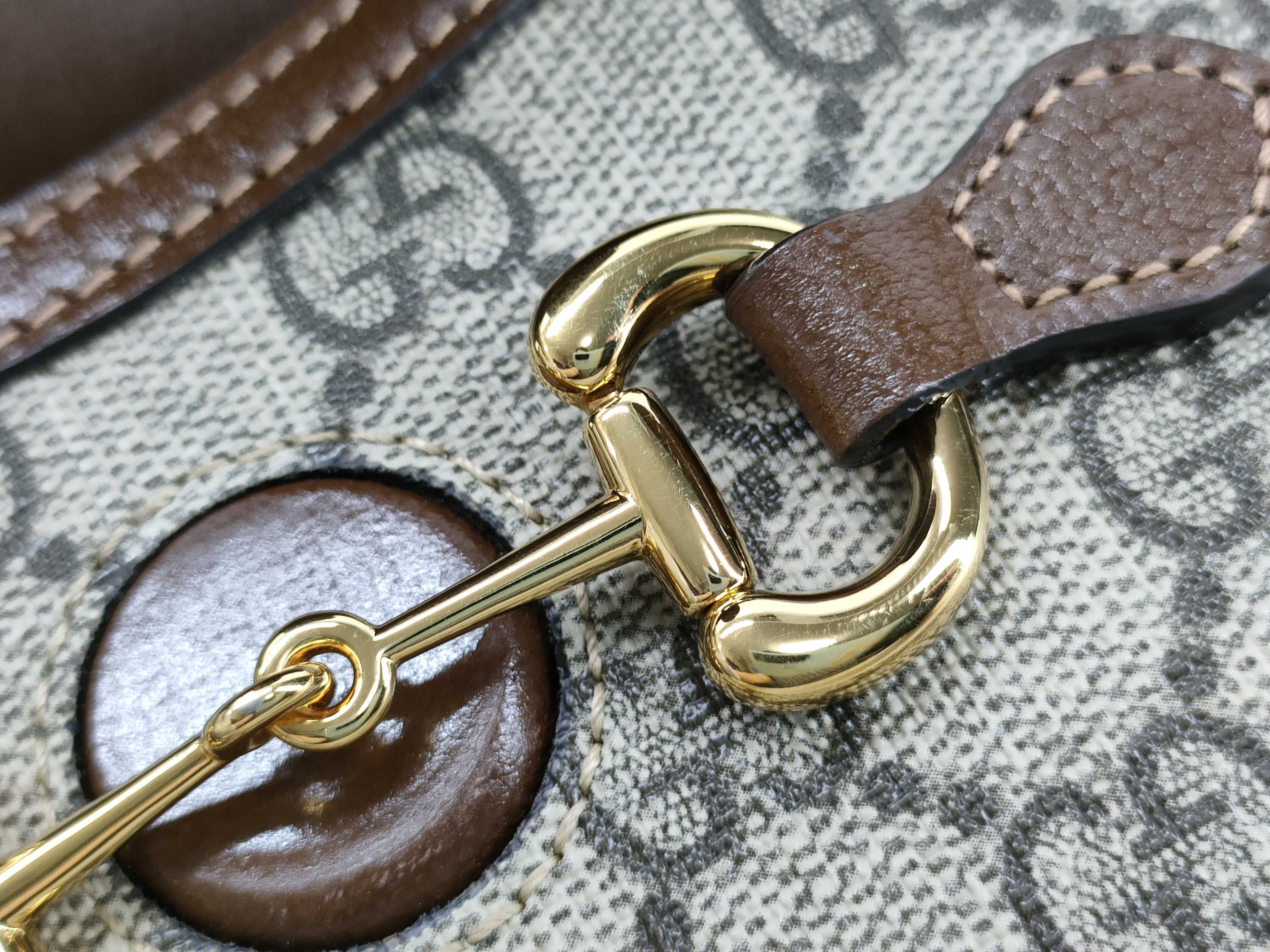 GG Supreme KR- Horsebit 1955 Mini Bag GG Supreme Canvas 699296 92TCG 8563 Shoulder Bag — view 12
