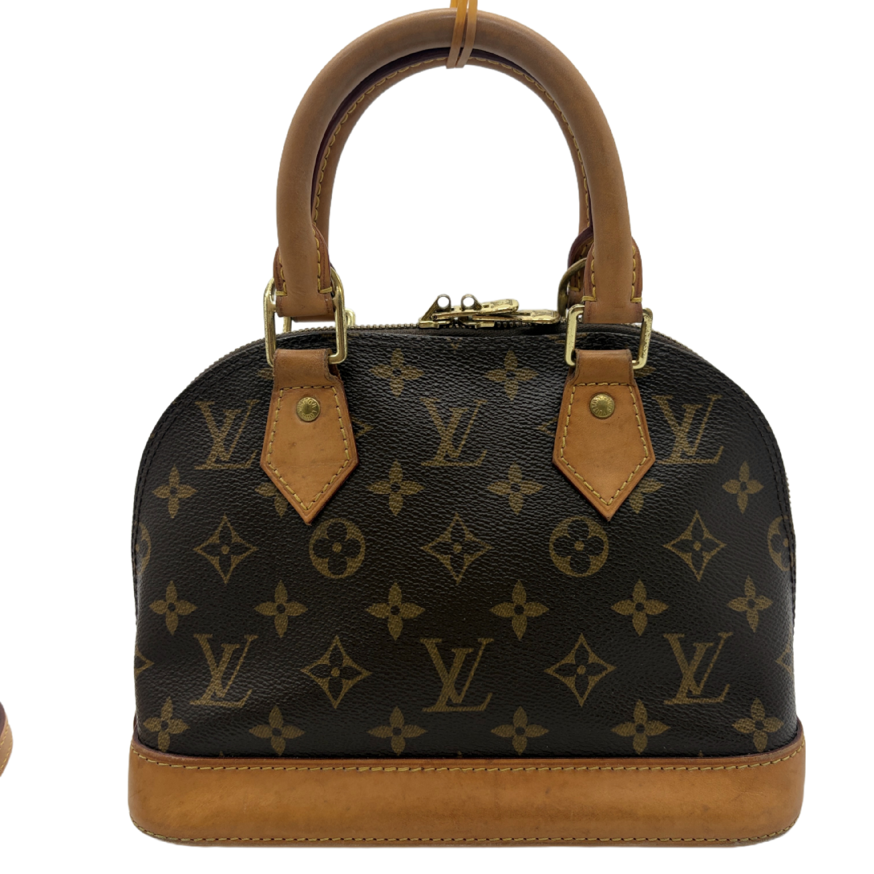 Monogram Natural Leather Handbag Shoulder Bag — view 2