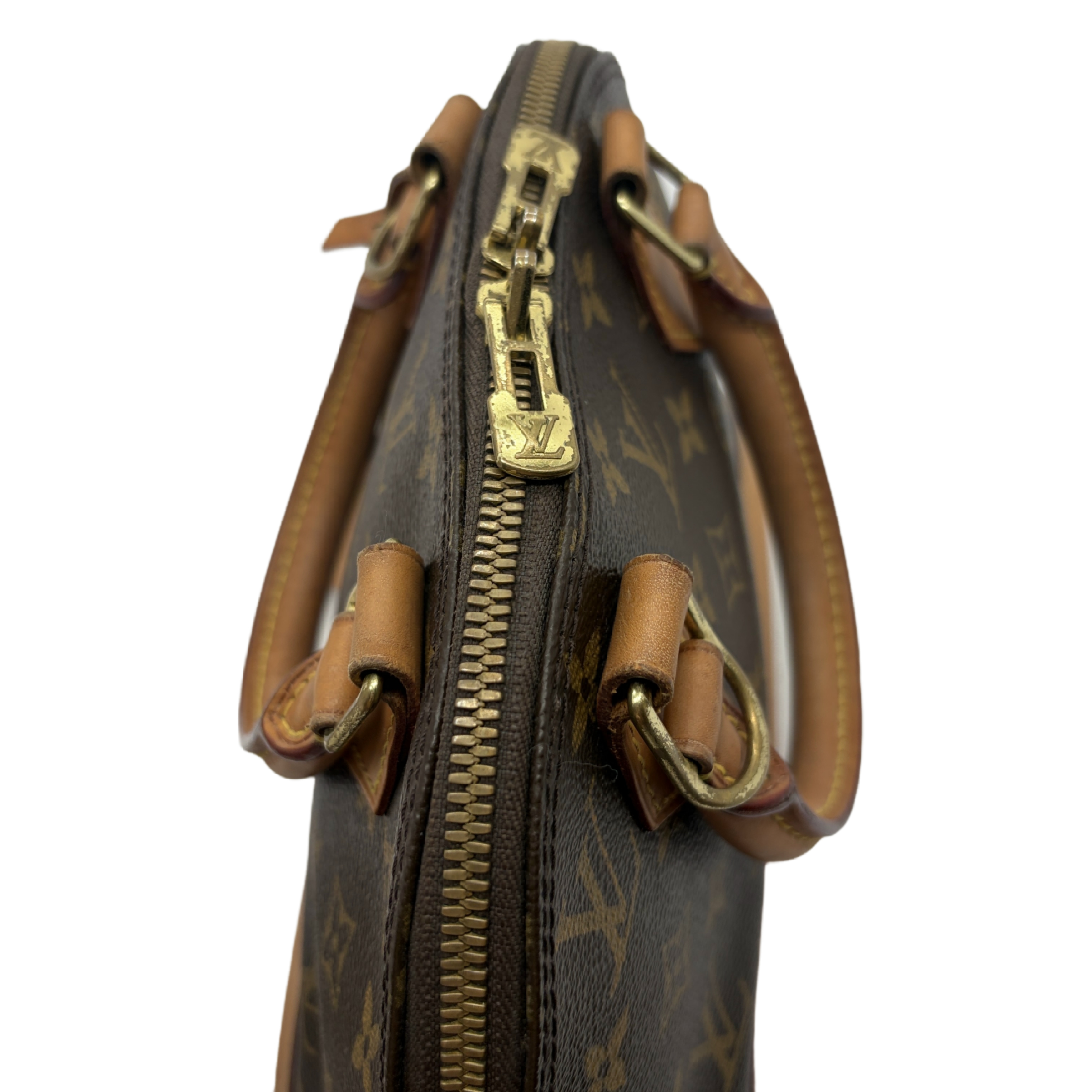 Monogram Natural Leather Handbag Shoulder Bag — view 11