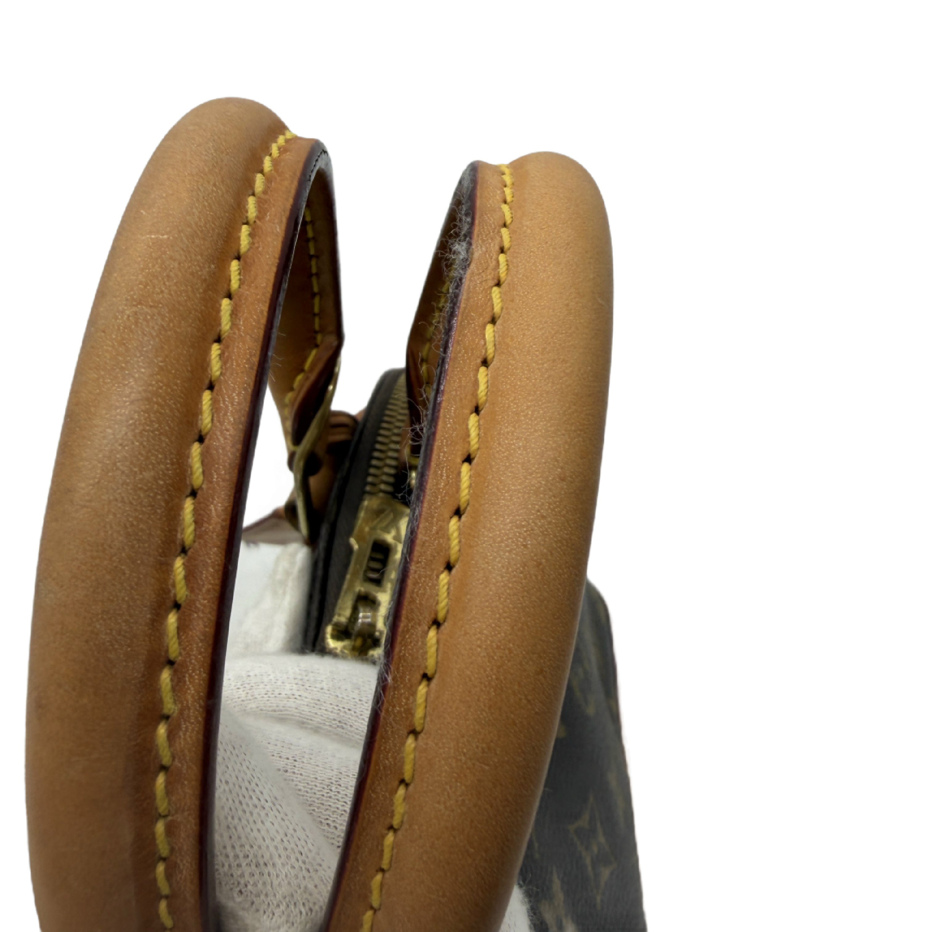 Monogram Natural Leather Handbag Shoulder Bag — view 10