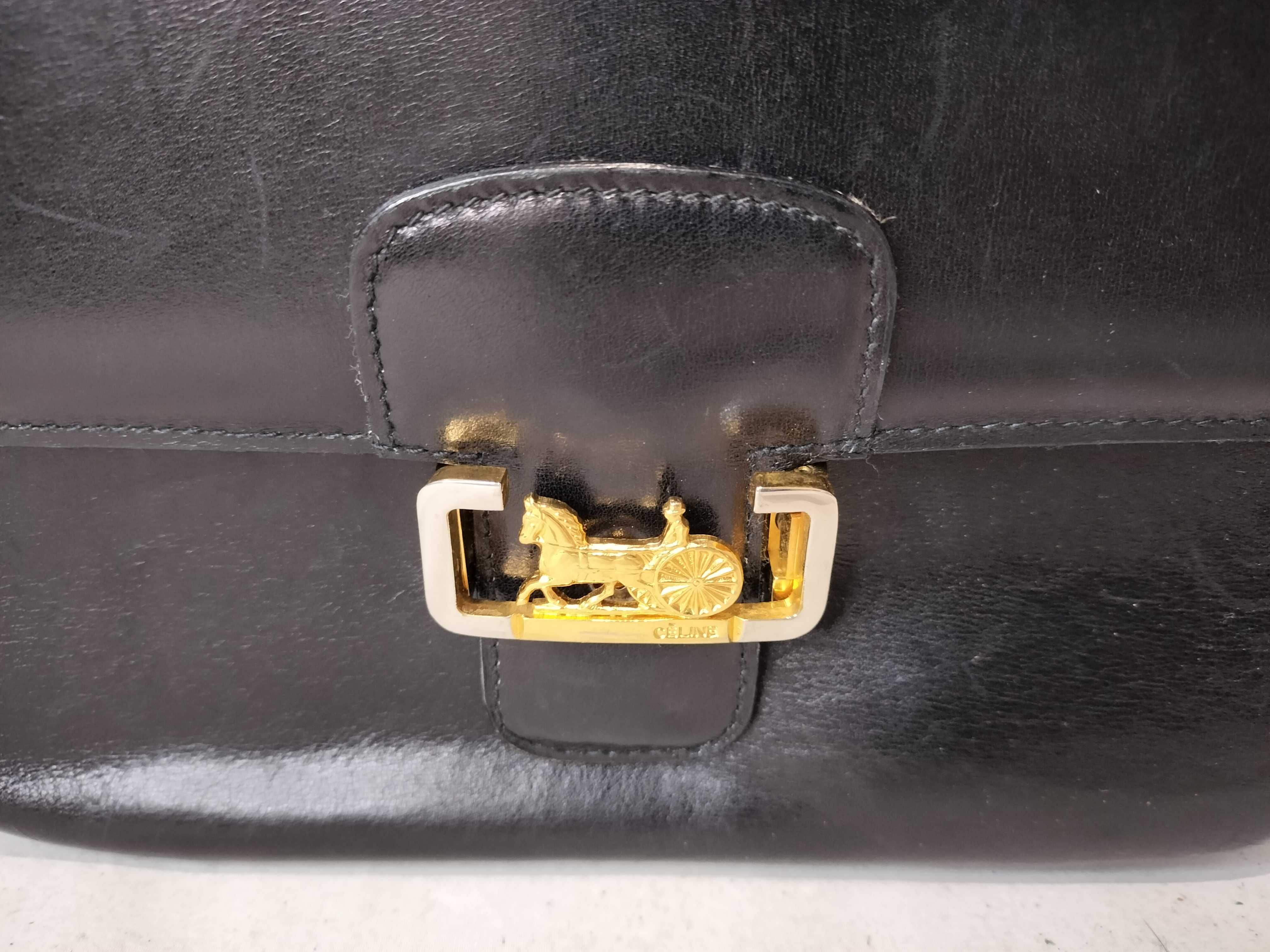 Carriage Hardware Leather One-Shoulder Bag — view 2