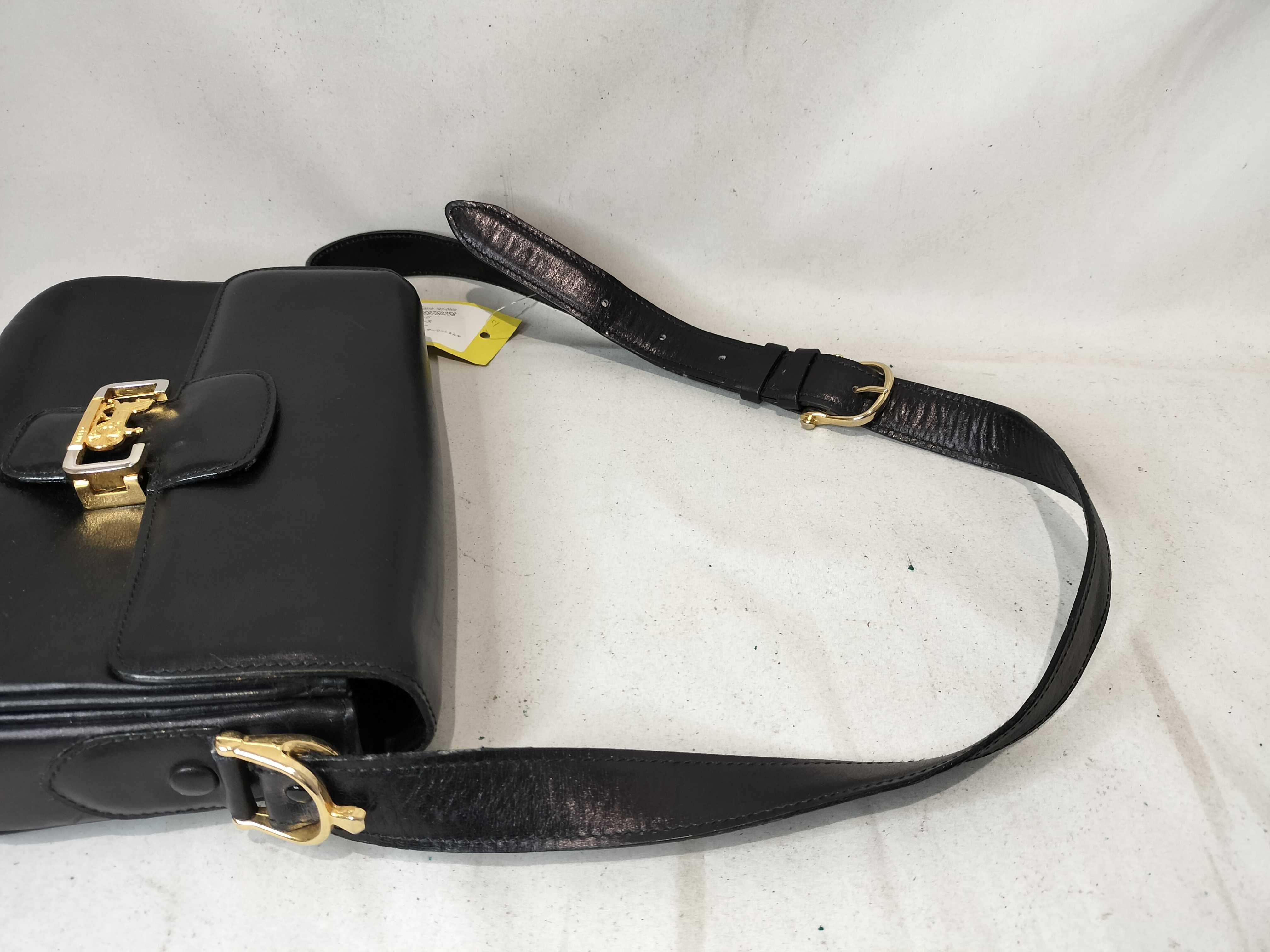 Carriage Hardware Leather One-Shoulder Bag — view 4