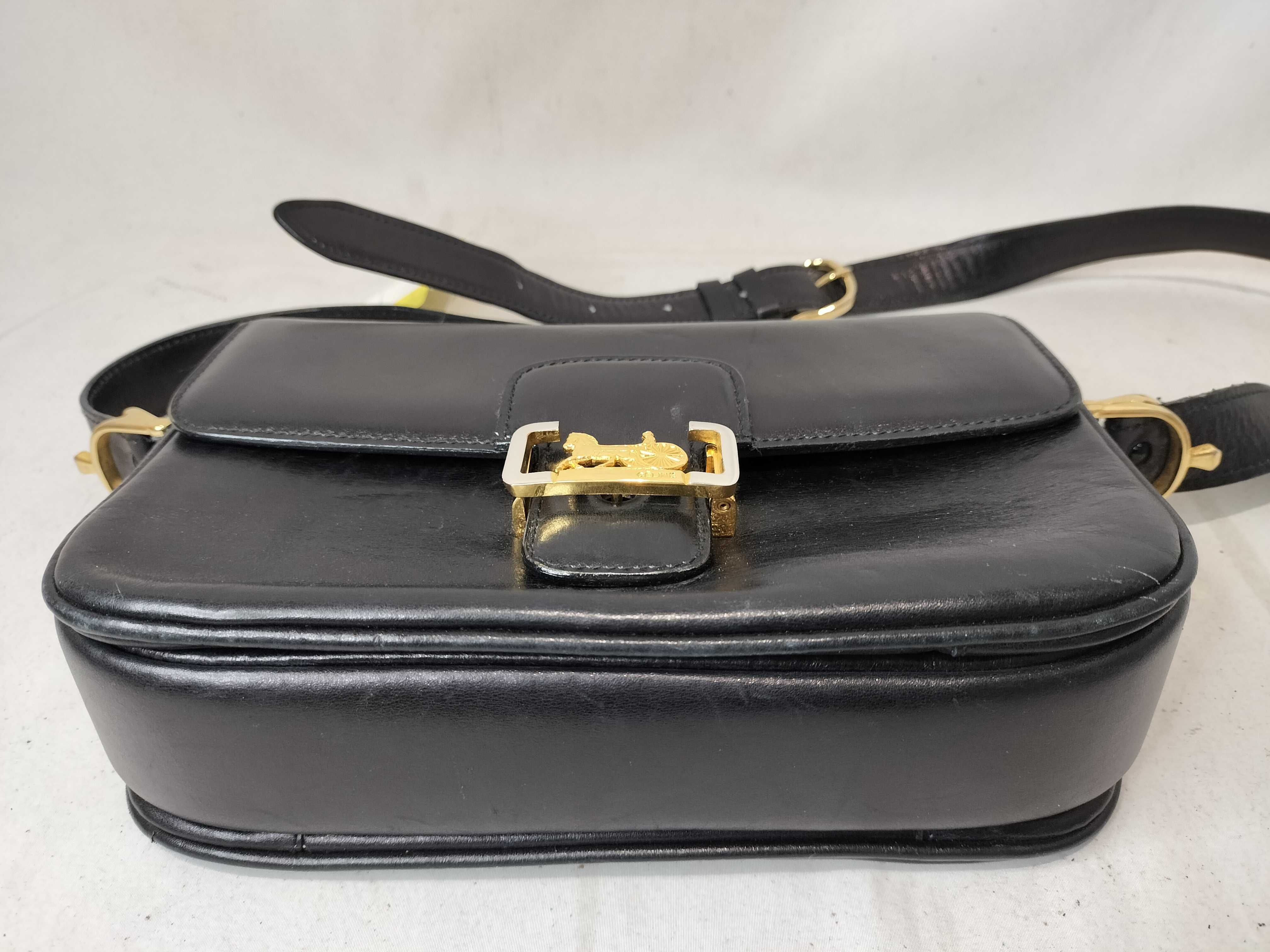 Carriage Hardware Leather One-Shoulder Bag — view 8
