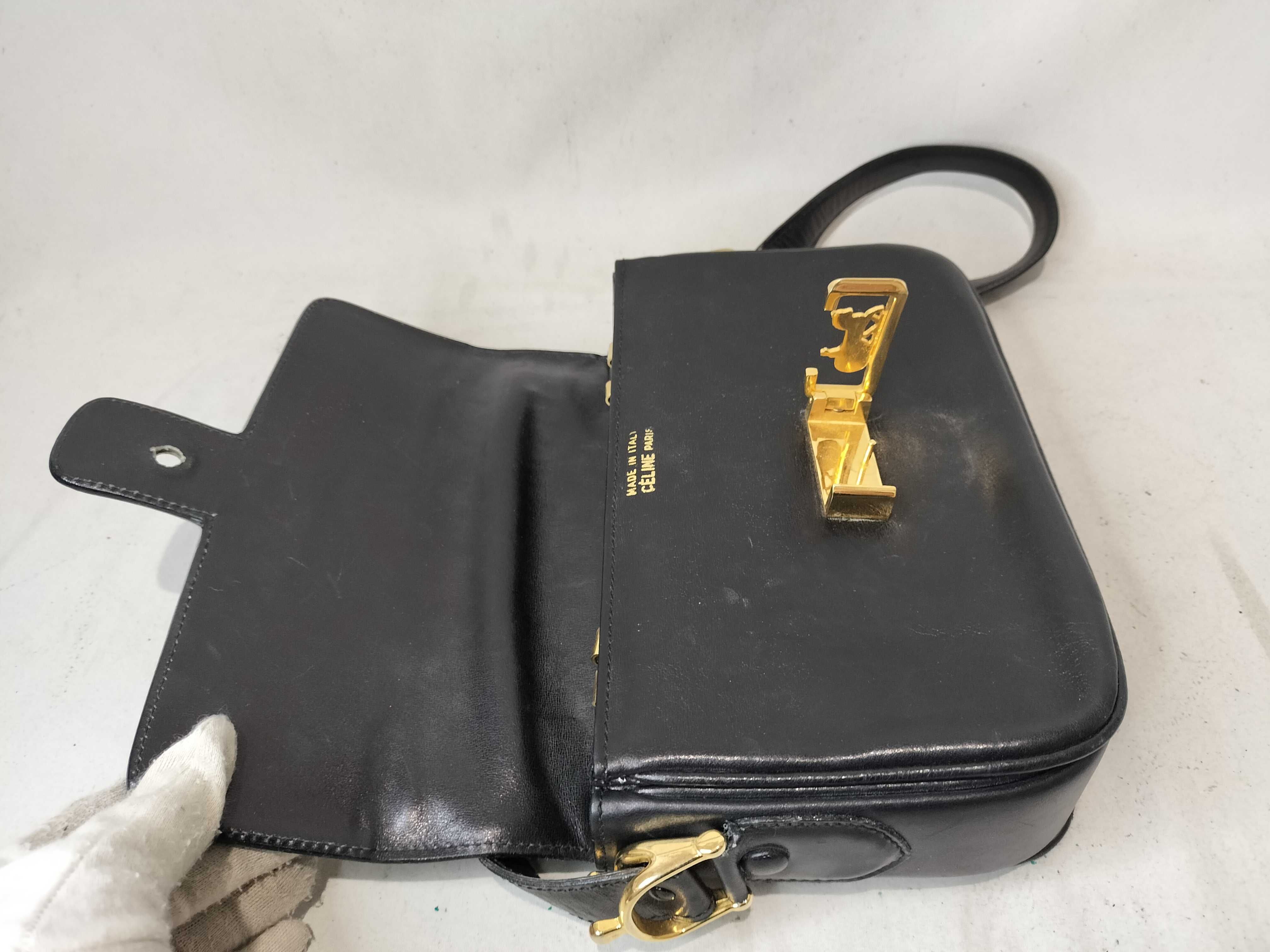 Carriage Hardware Leather One-Shoulder Bag — view 9