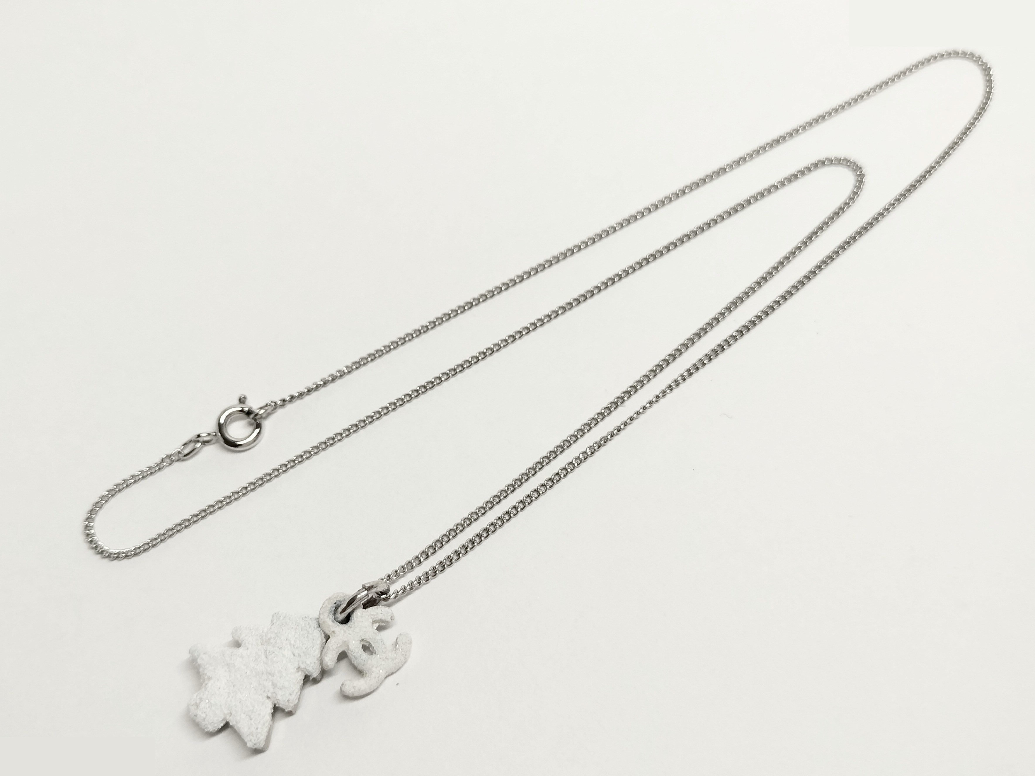 Coco Christmas Silver Necklace, Chain approx. 45cm — view 2