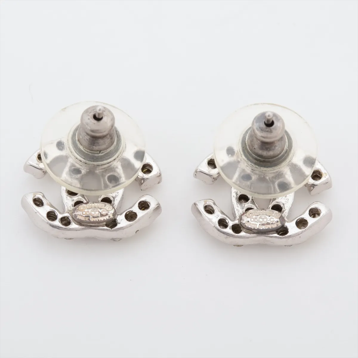 Cocomark 05C Earrings (for both ears) GP x Rhinestone Silver — view 2