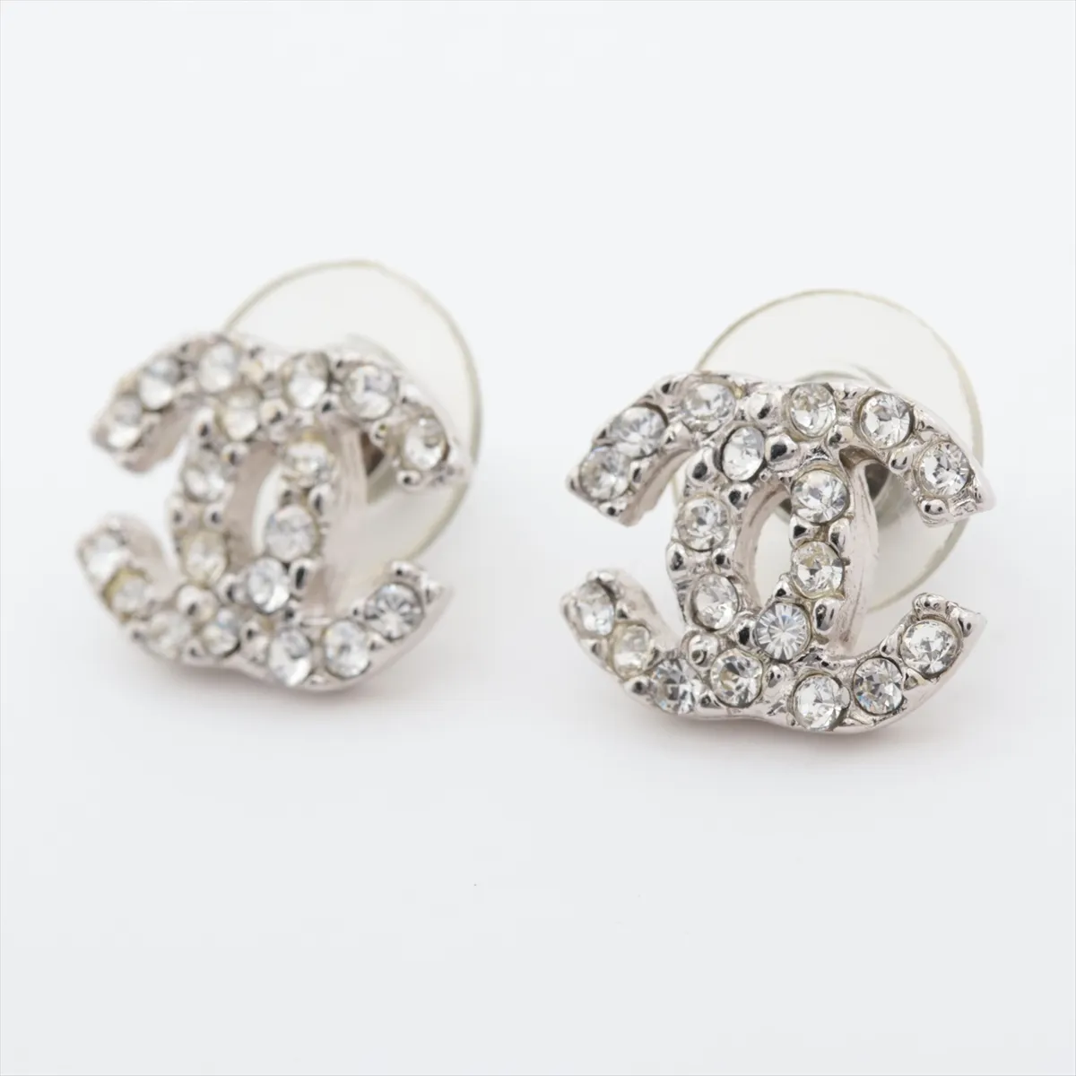 Cocomark 05C Earrings (for both ears) GP x Rhinestone Silver — view 3