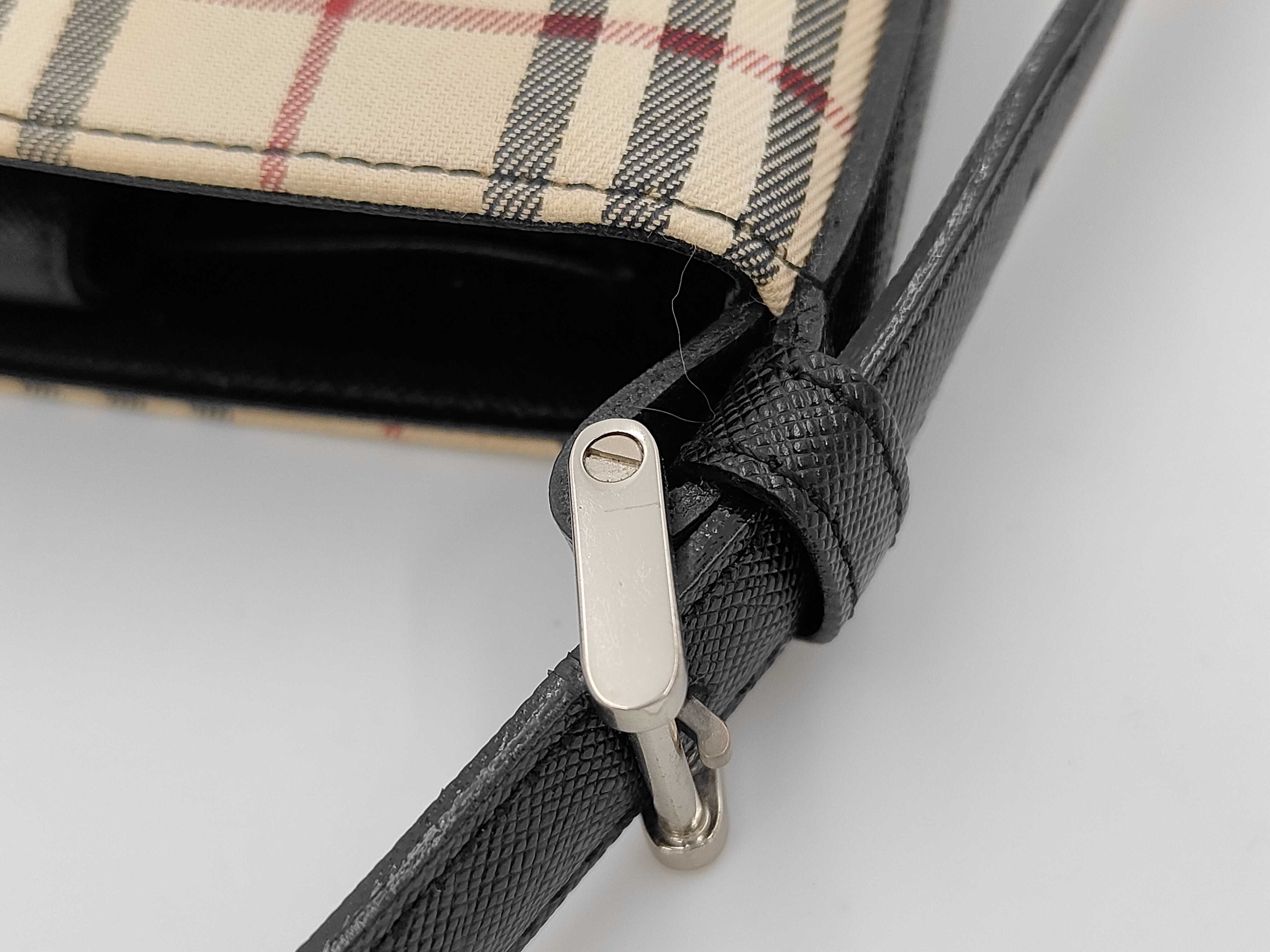 Nova Check Leather Shoulder Bag WS15713 — view 7