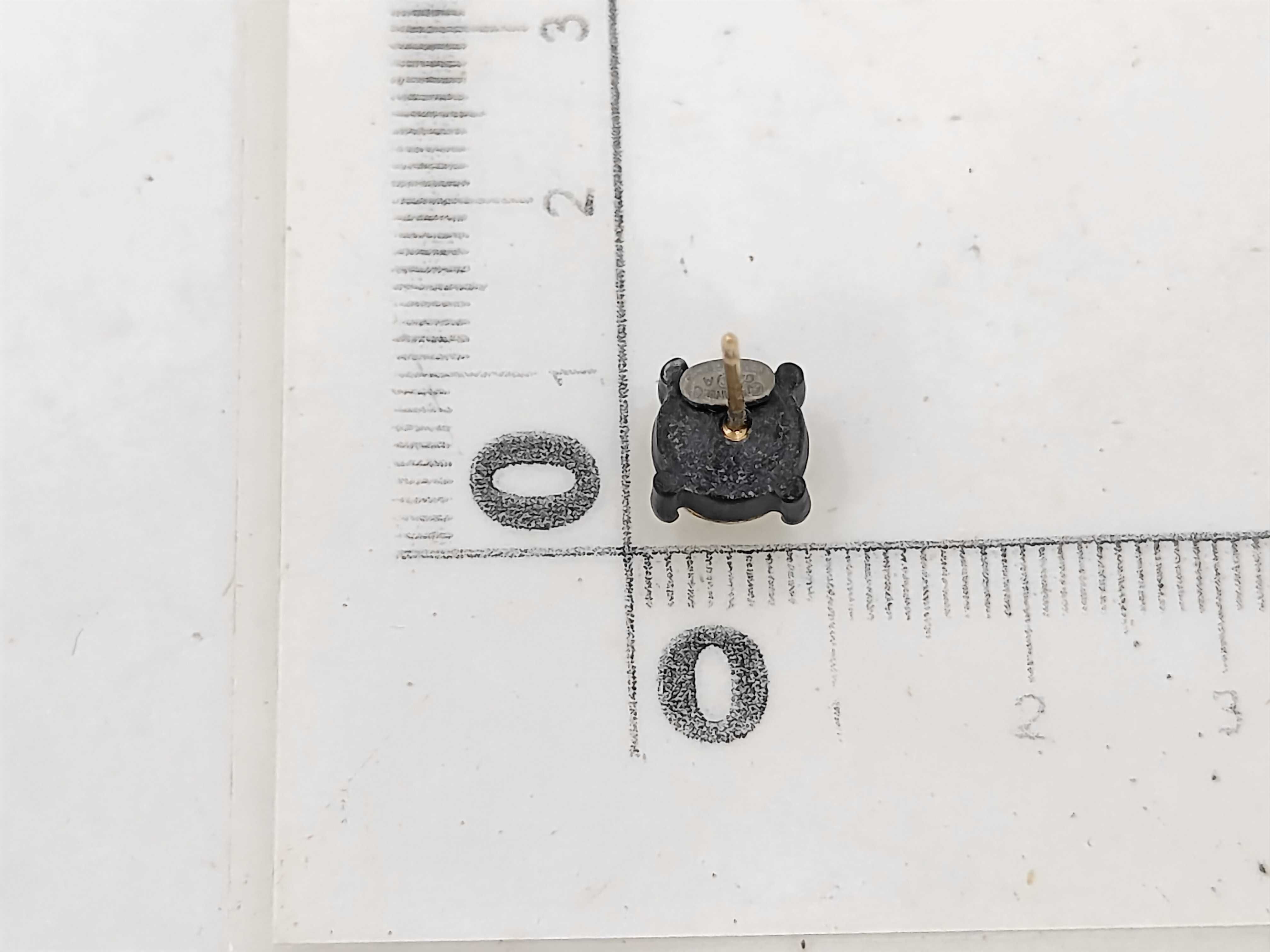 Rhinestone Coco Mark Earrings — view 2