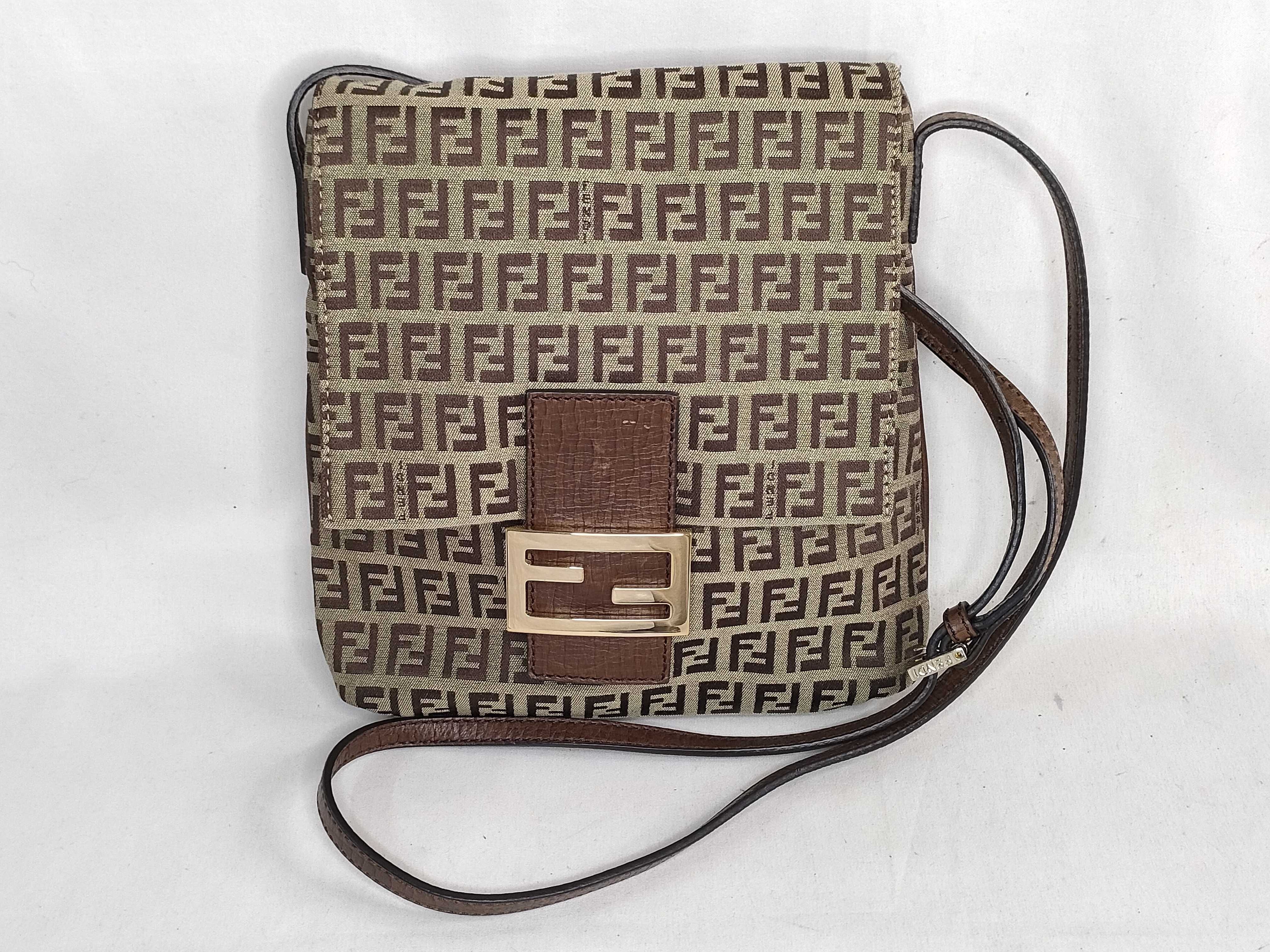 Zucchino Canvas Leather Shoulder Bag 8BT075 Shoulder Bag