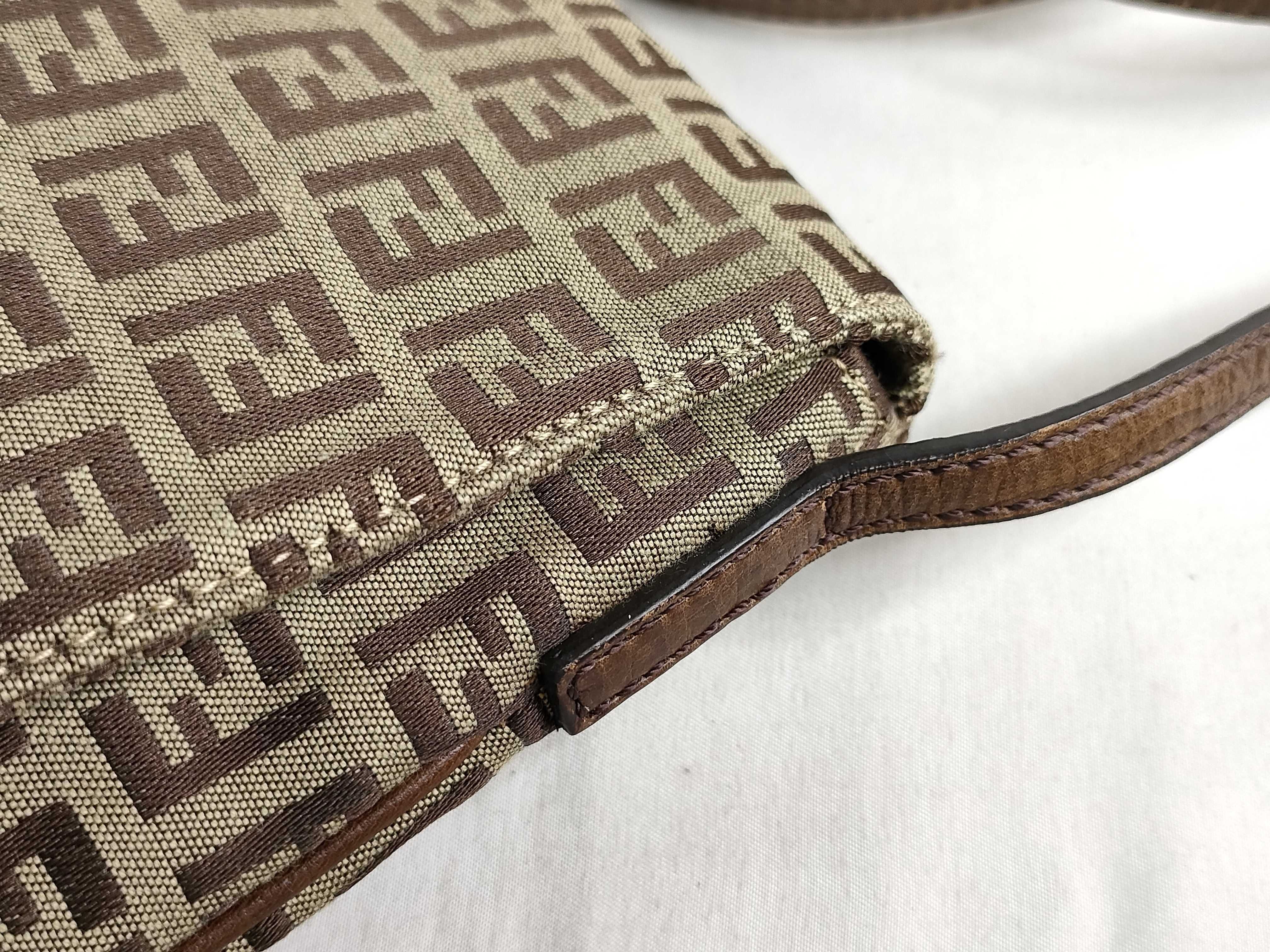 Zucchino Canvas Leather Shoulder Bag 8BT075 Shoulder Bag — view 5