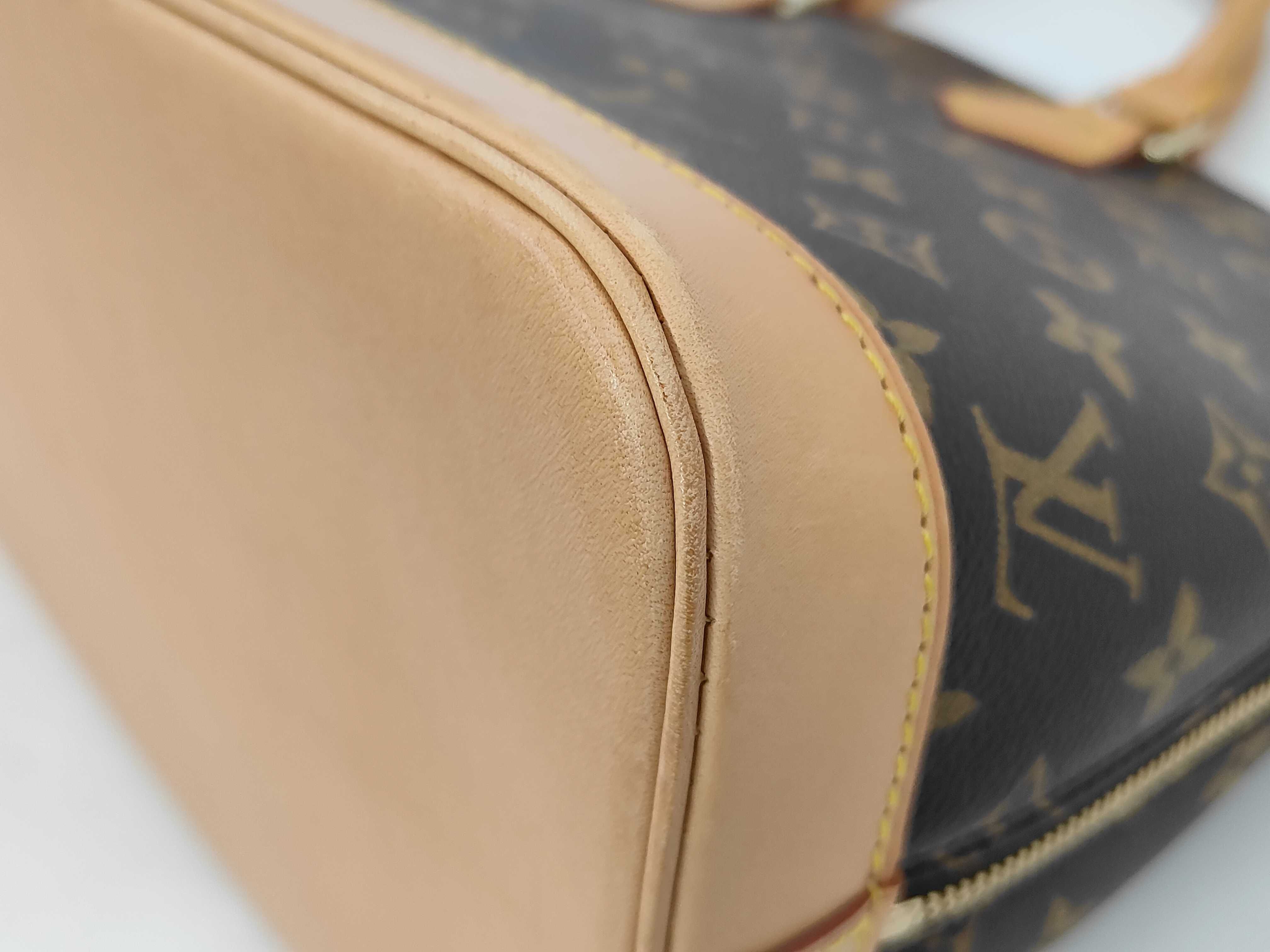 Monogram Vuitton M51130 Alma Handbag Monogram Canvas Brown Handbag — view 7