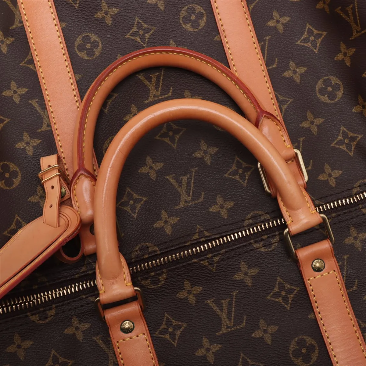 Monogram Keepall 55 M41424 VI0914 Brown — view 13