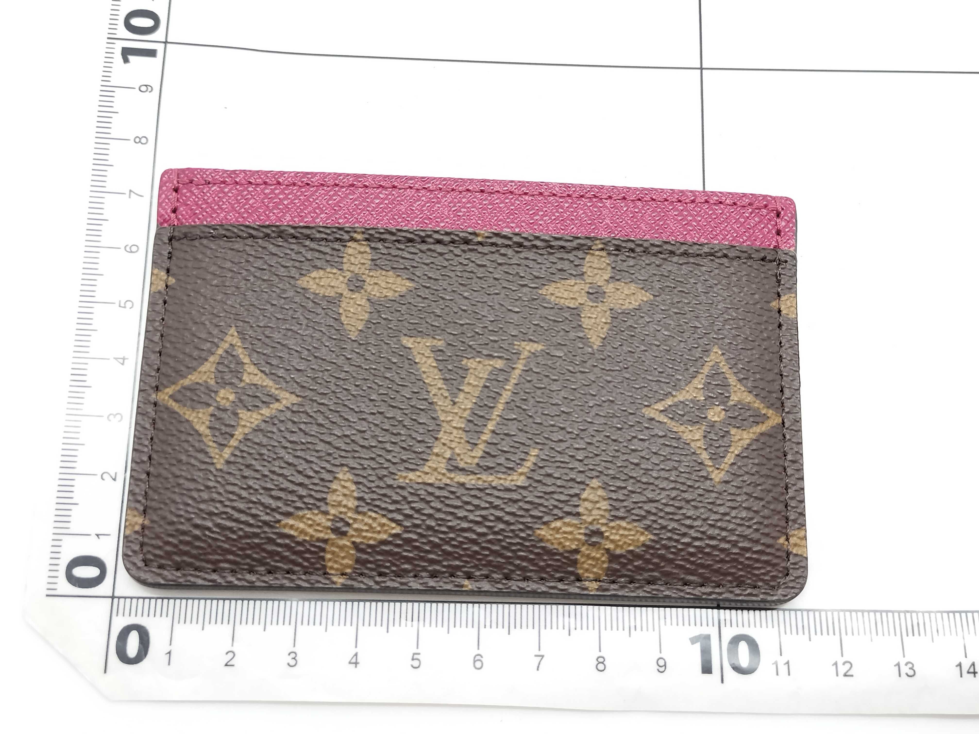 Monogram Portecartes Simple Card Case (Card Case/Pass Case/Business Card Holder) — view 3