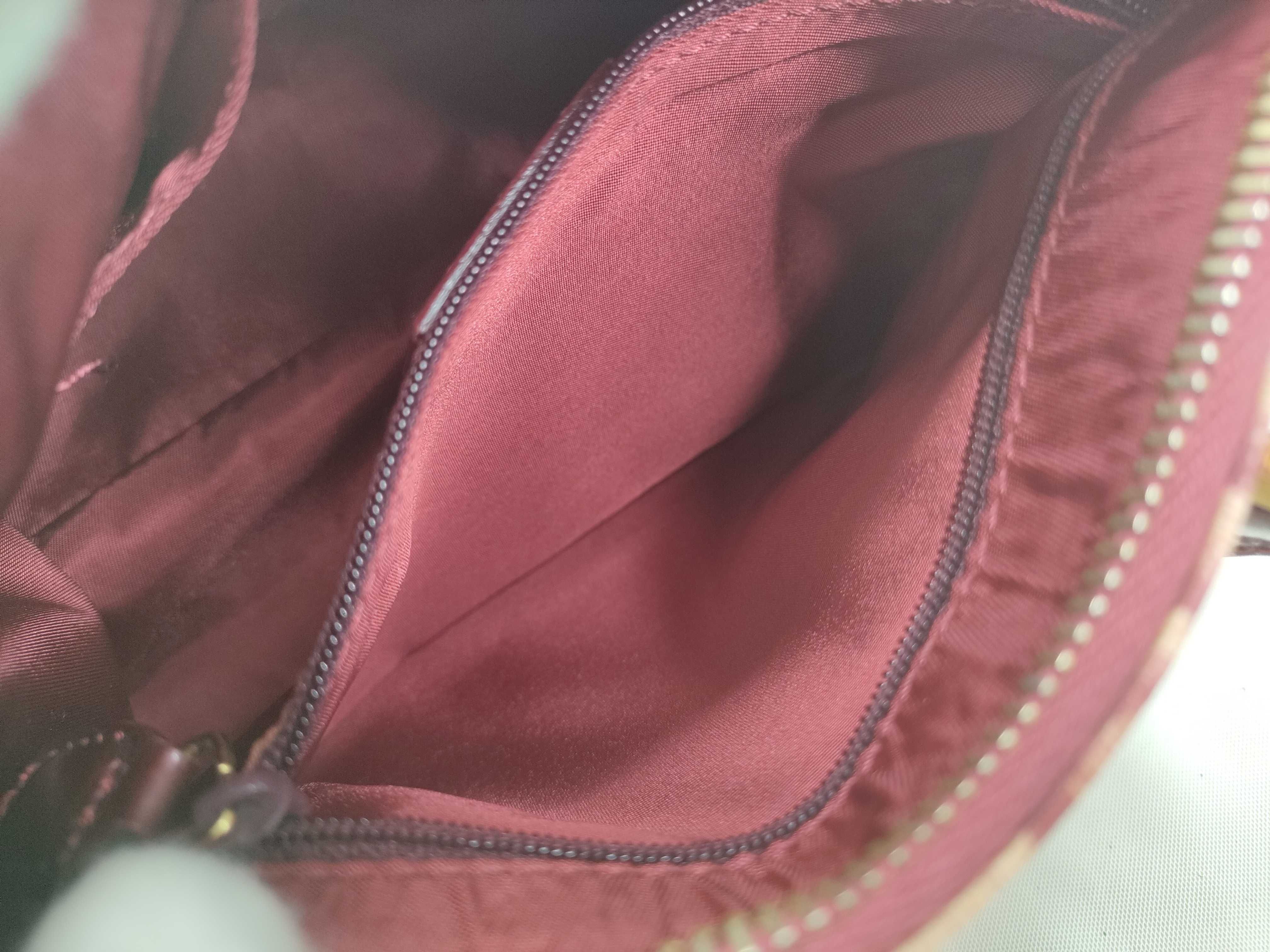 Trotter Leather Mini Boston Bag, Red Handbag (No padlock or key included) ED C 0051 Boston Bag — view 11