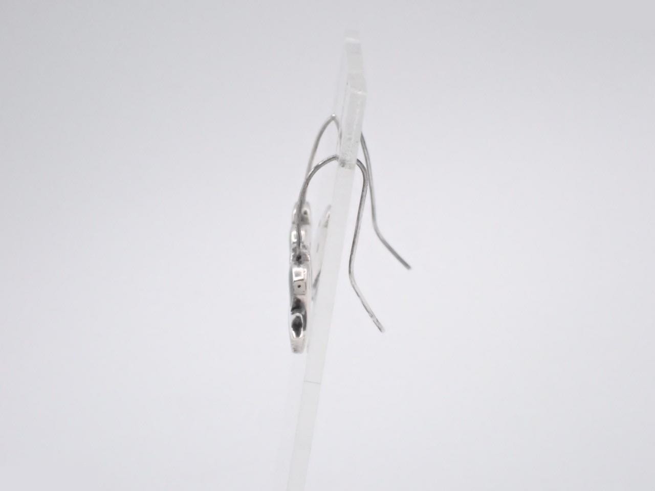 heart earrings, 925 sterling silver, 5.3g — view 3