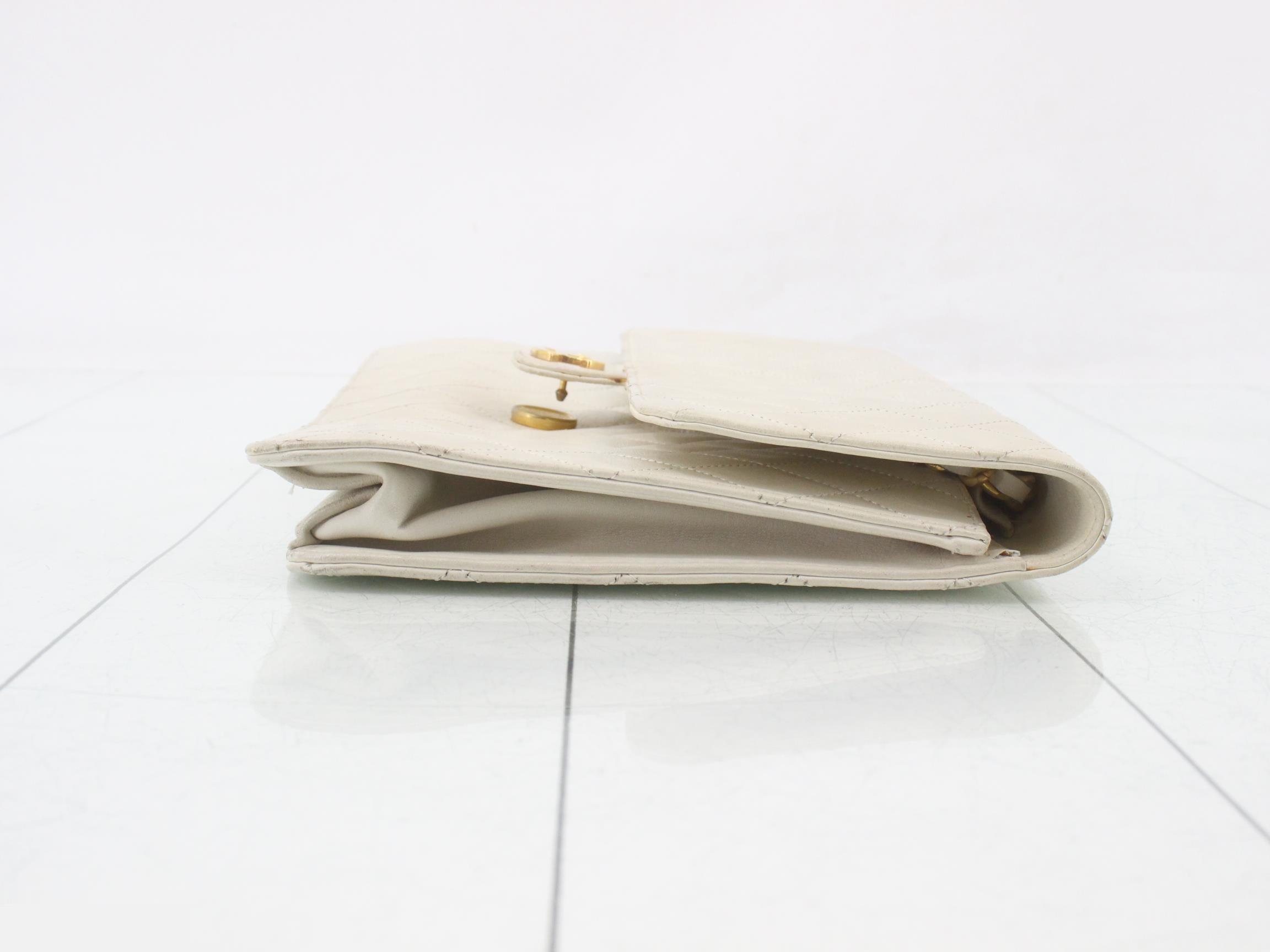 Lambskin Push Matelassé White — view 3