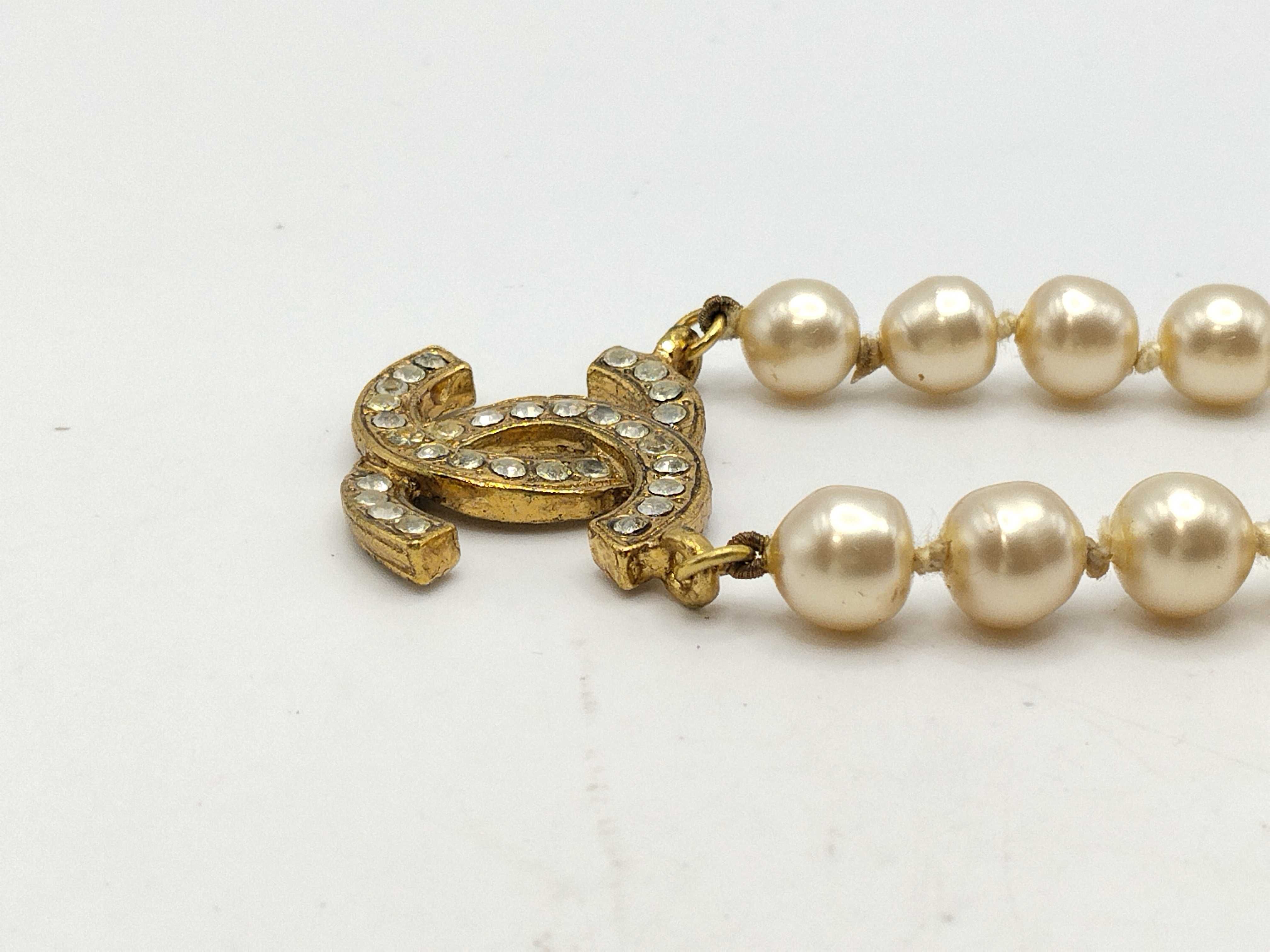 Coco Mark Pearl Necklace — view 3