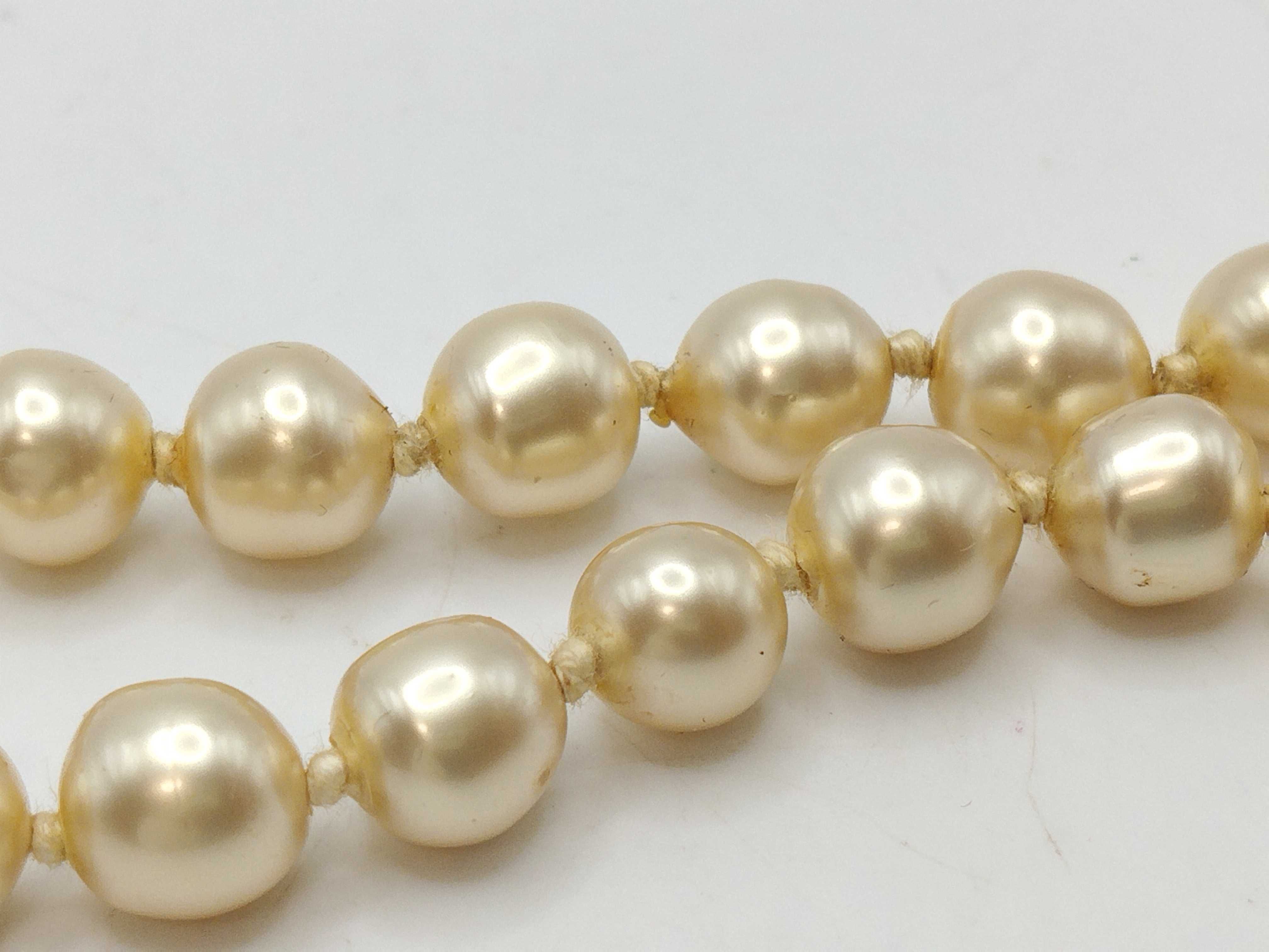 Coco Mark Pearl Necklace — view 4