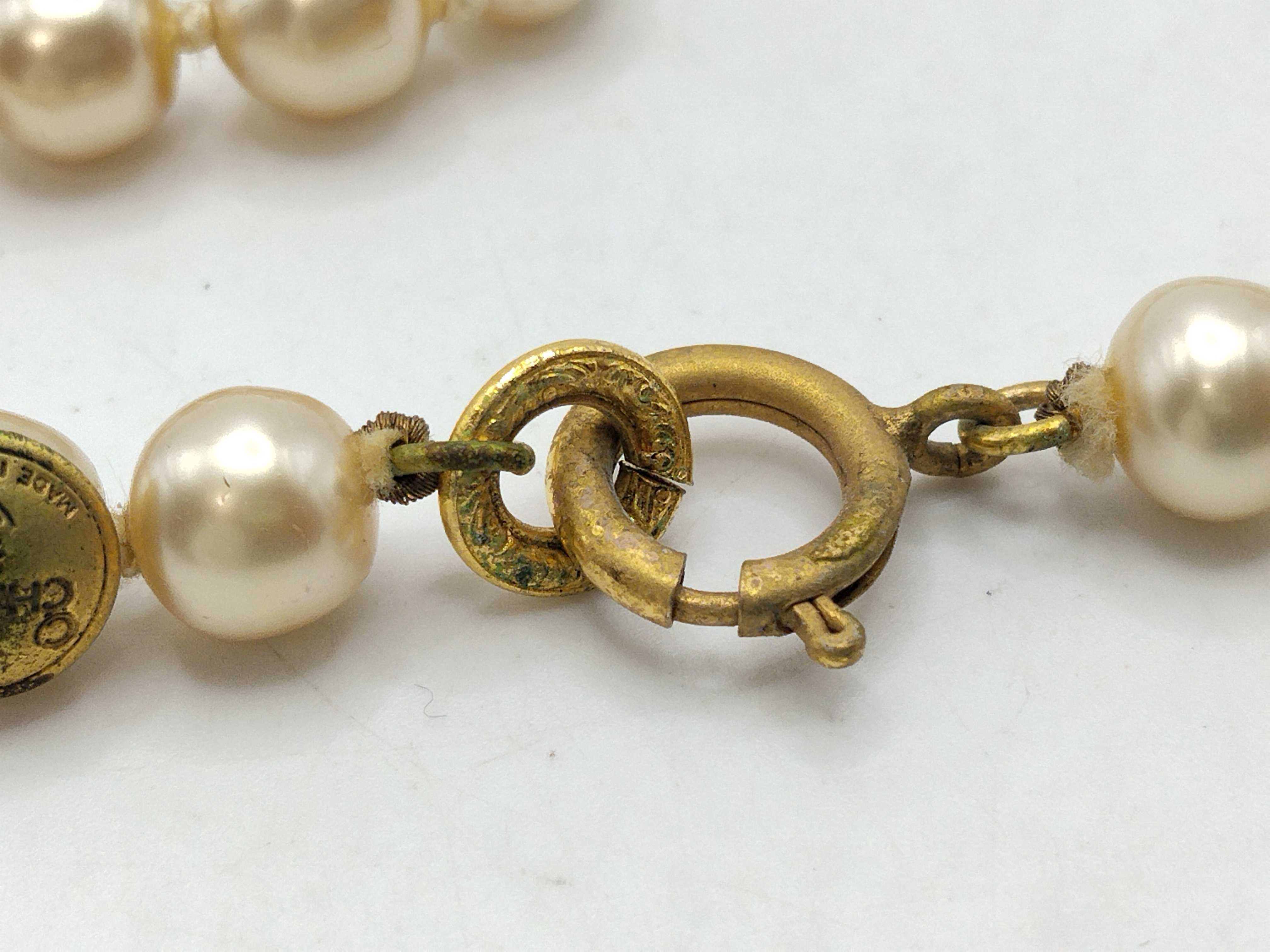 Coco Mark Pearl Necklace — view 5