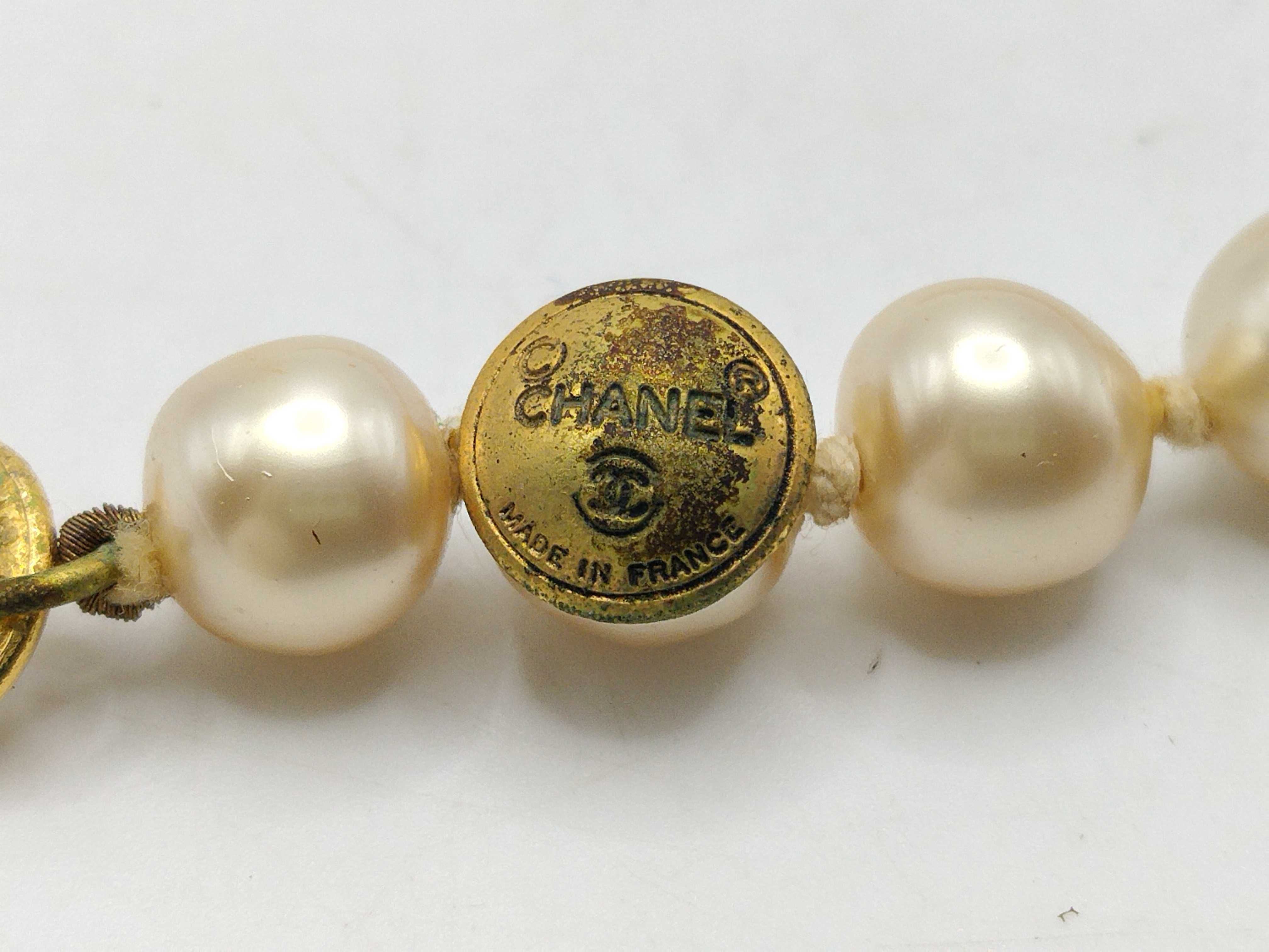 Coco Mark Pearl Necklace — view 6