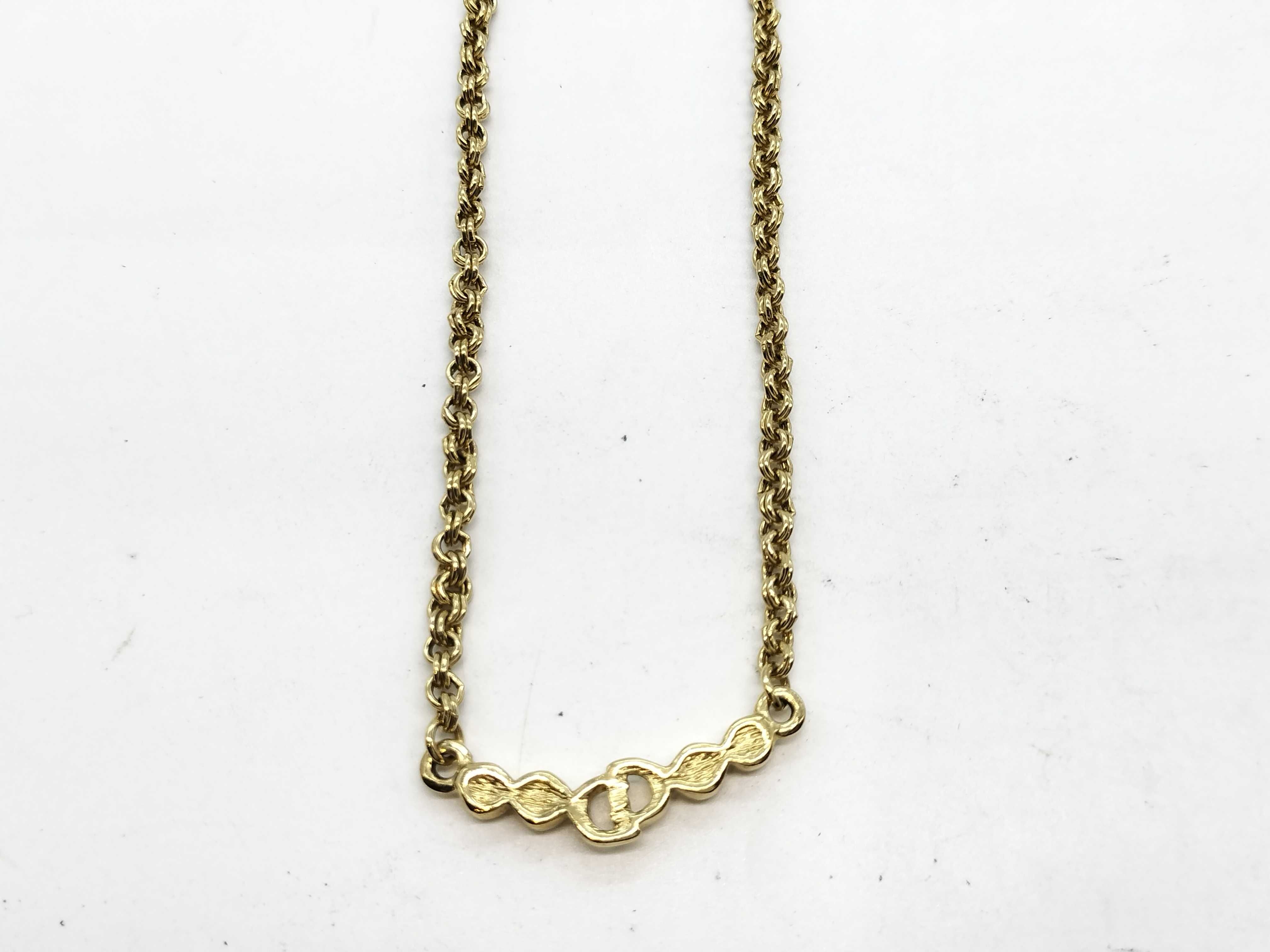 Necklace CD Rhinestone Necklace — view 3