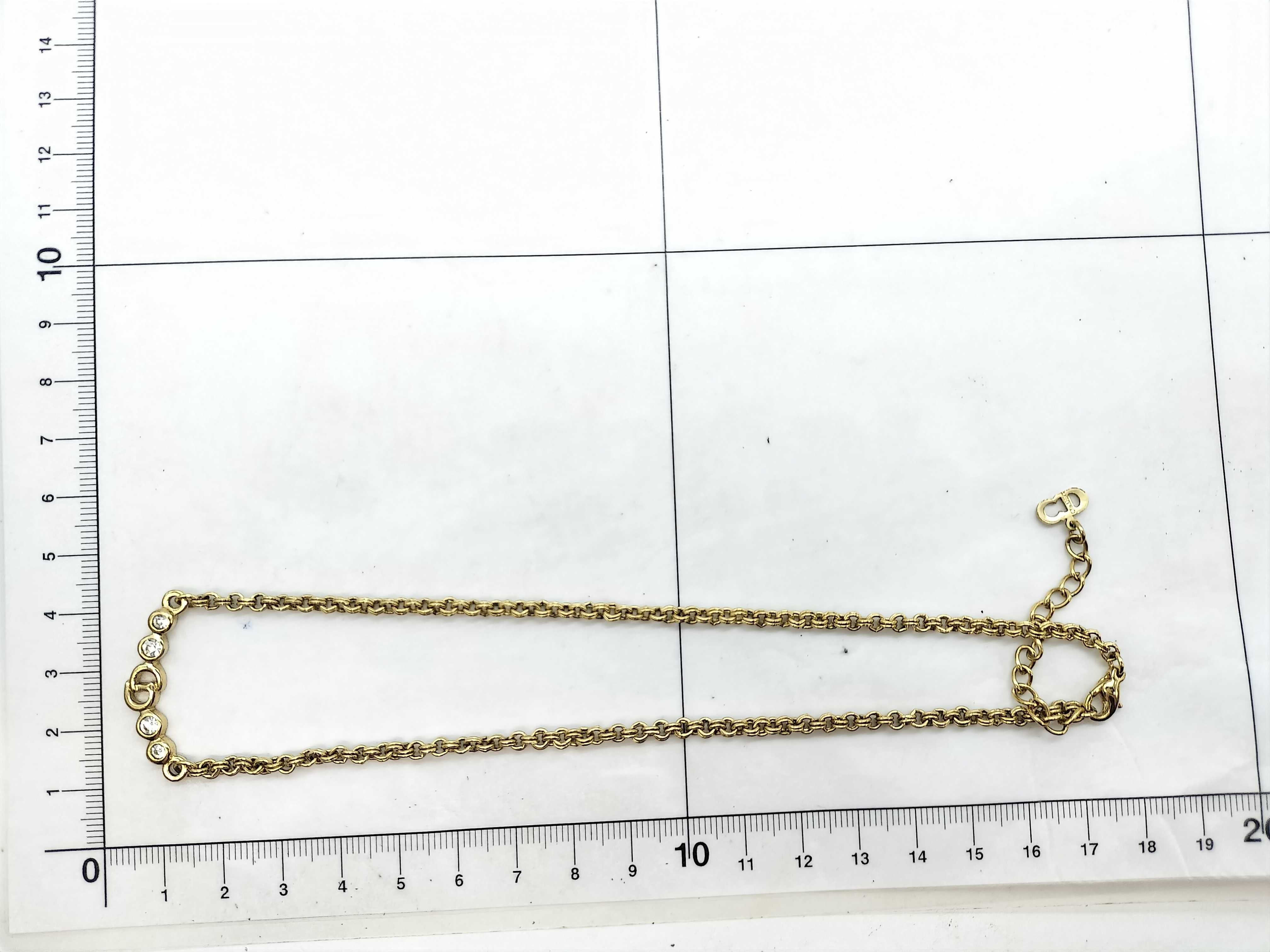 Necklace CD Rhinestone Necklace — view 7