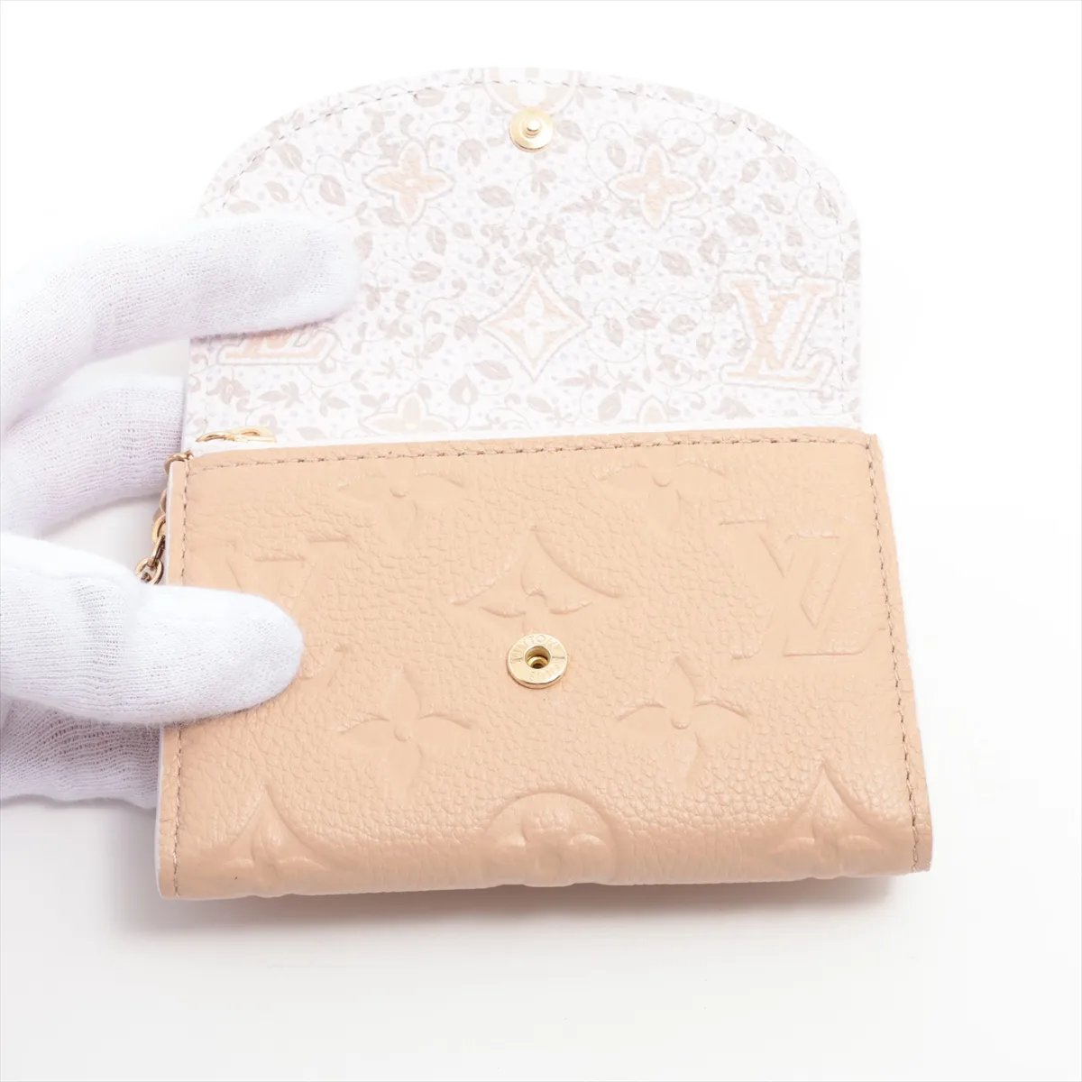 Monogram Empreinte Portomone Rosali - Beige Coin Case M28987 RFID Reactive — view 3