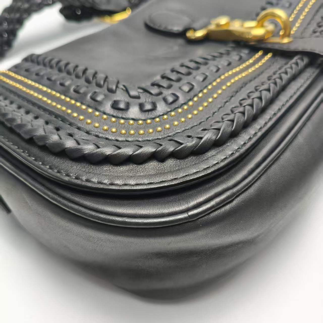 【*Shipped from: China*】GUCCI Horsebit Leather Shoulder Bag 263954 — view 7