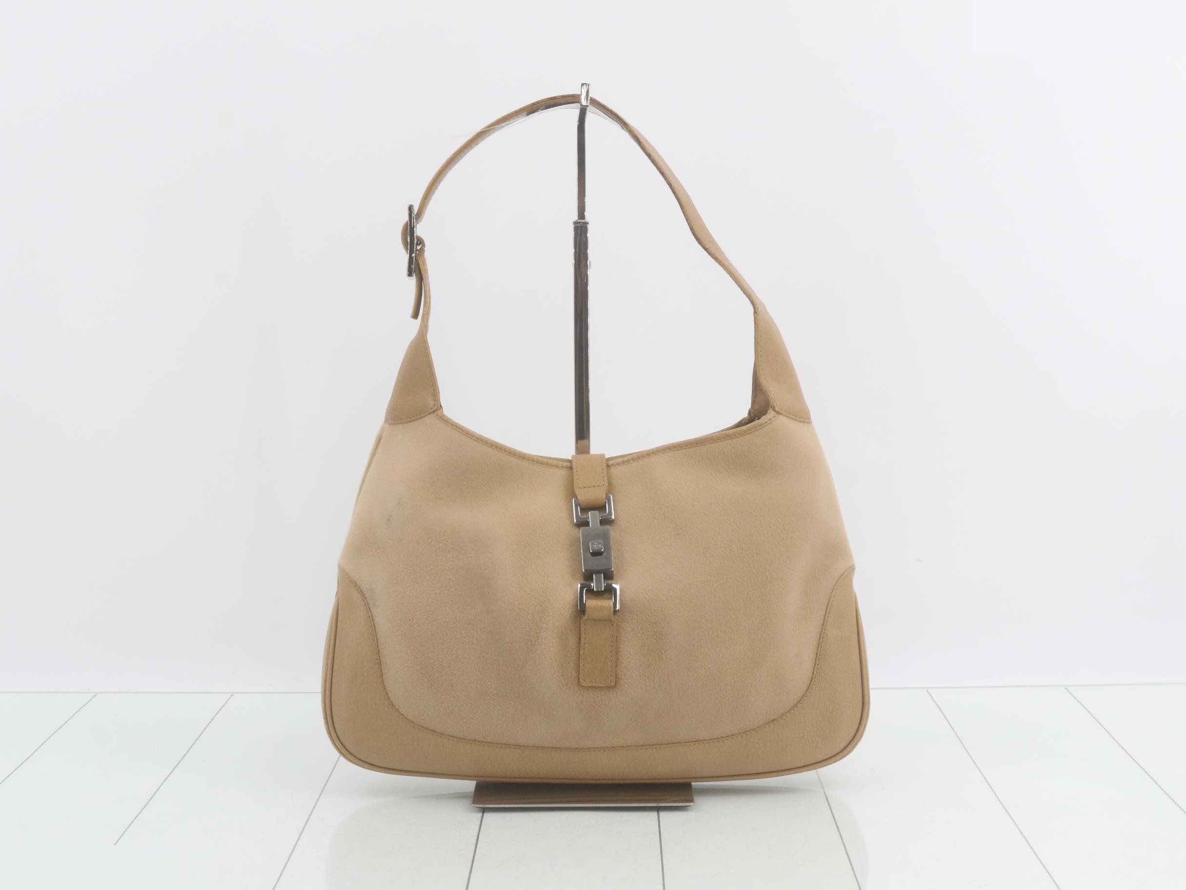 Jackie Shoulder Bag, Beige, 001.3306