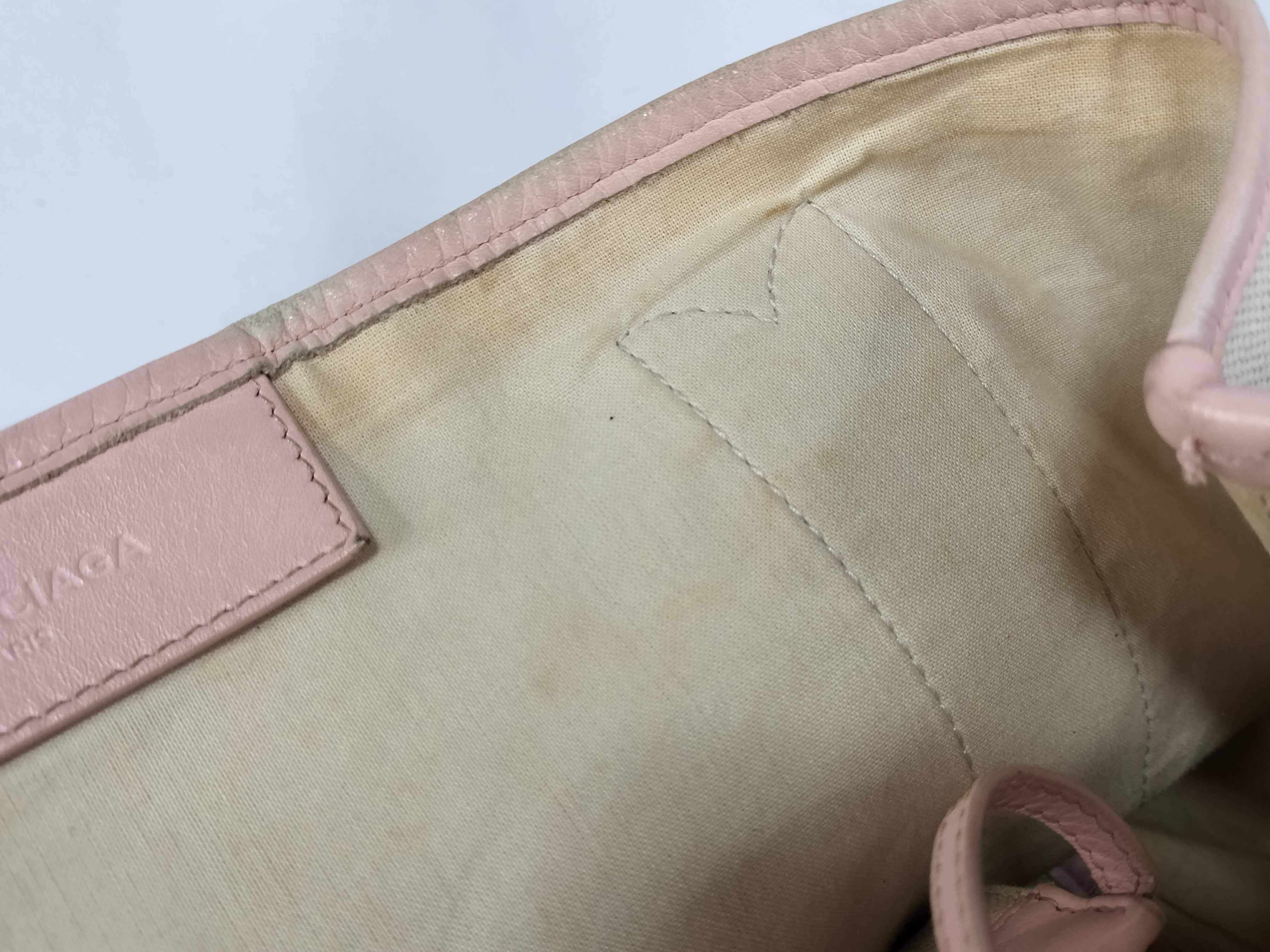 Navy Cabas Ivory x Pink Tote Bag — view 12