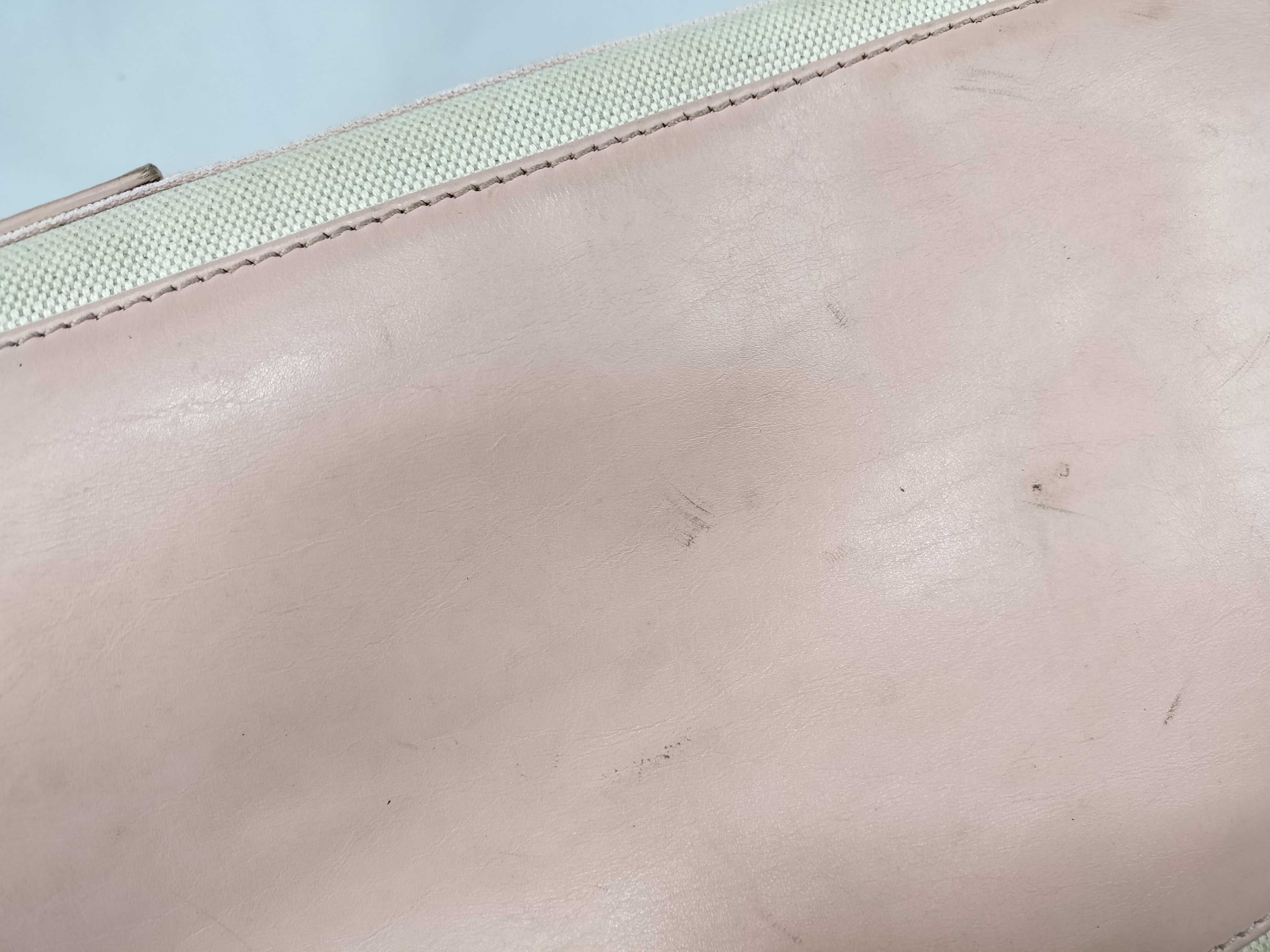 Navy Cabas Ivory x Pink Tote Bag — view 14