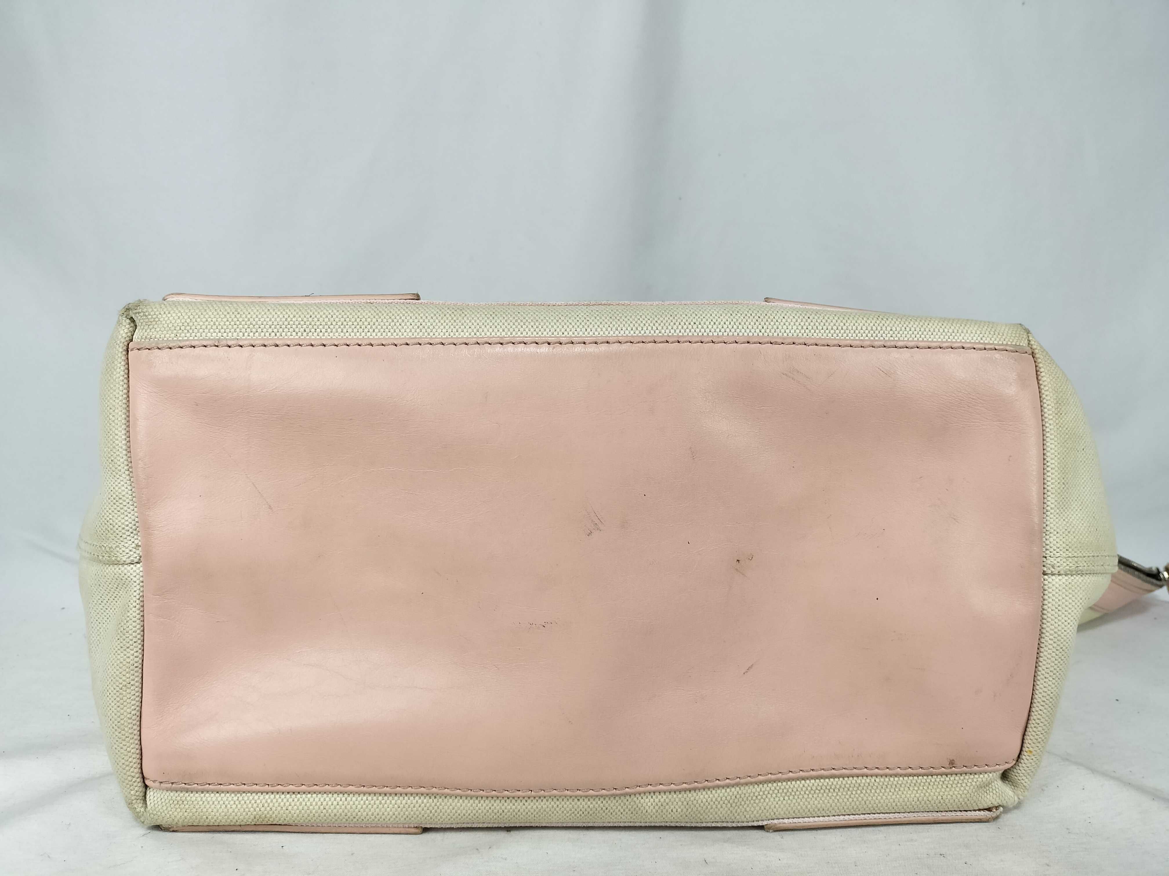 Navy Cabas Ivory x Pink Tote Bag — view 7
