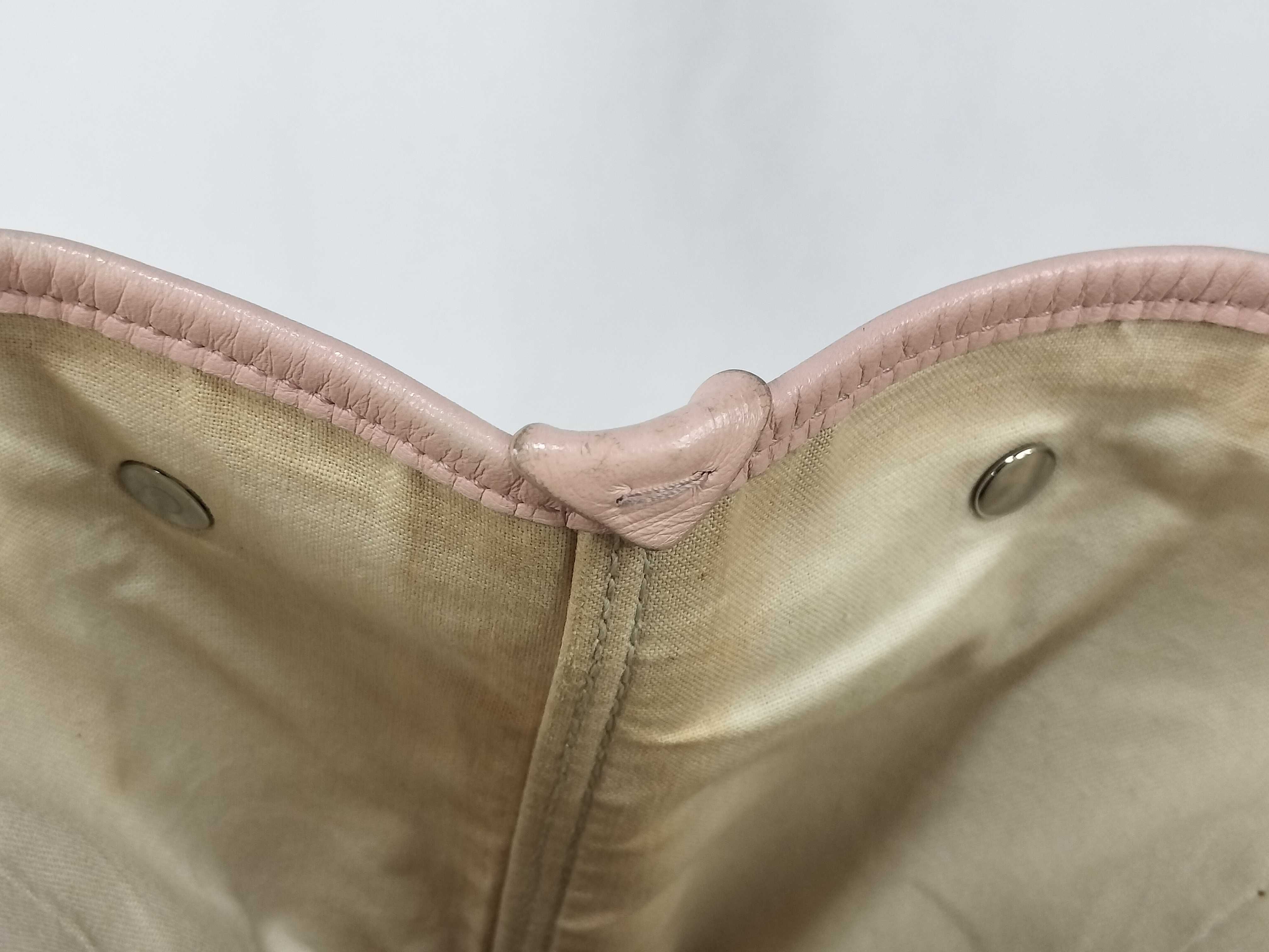 Navy Cabas Ivory x Pink Tote Bag — view 8