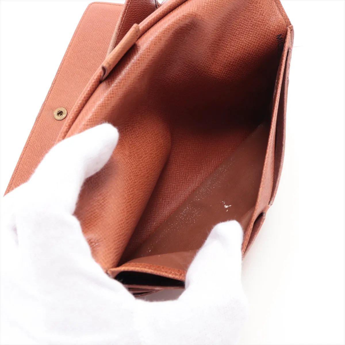 Monogram Portefeuille Tresor International M61215 MI0955 Brown Long Wallet — view 6