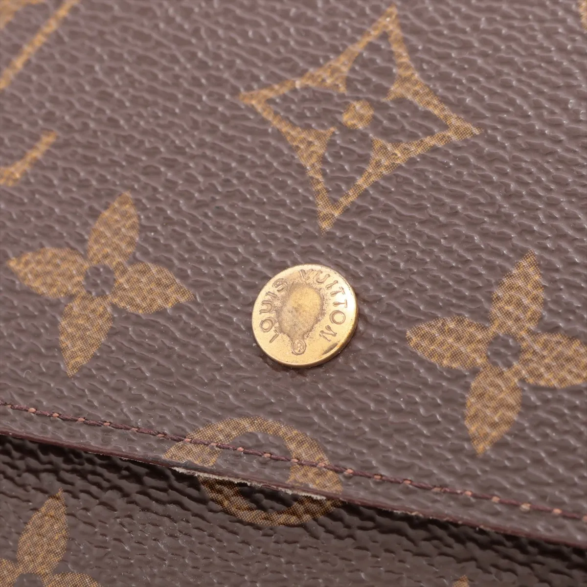 Monogram Portefeuille Tresor International M61215 MI0955 Brown Long Wallet — view 10
