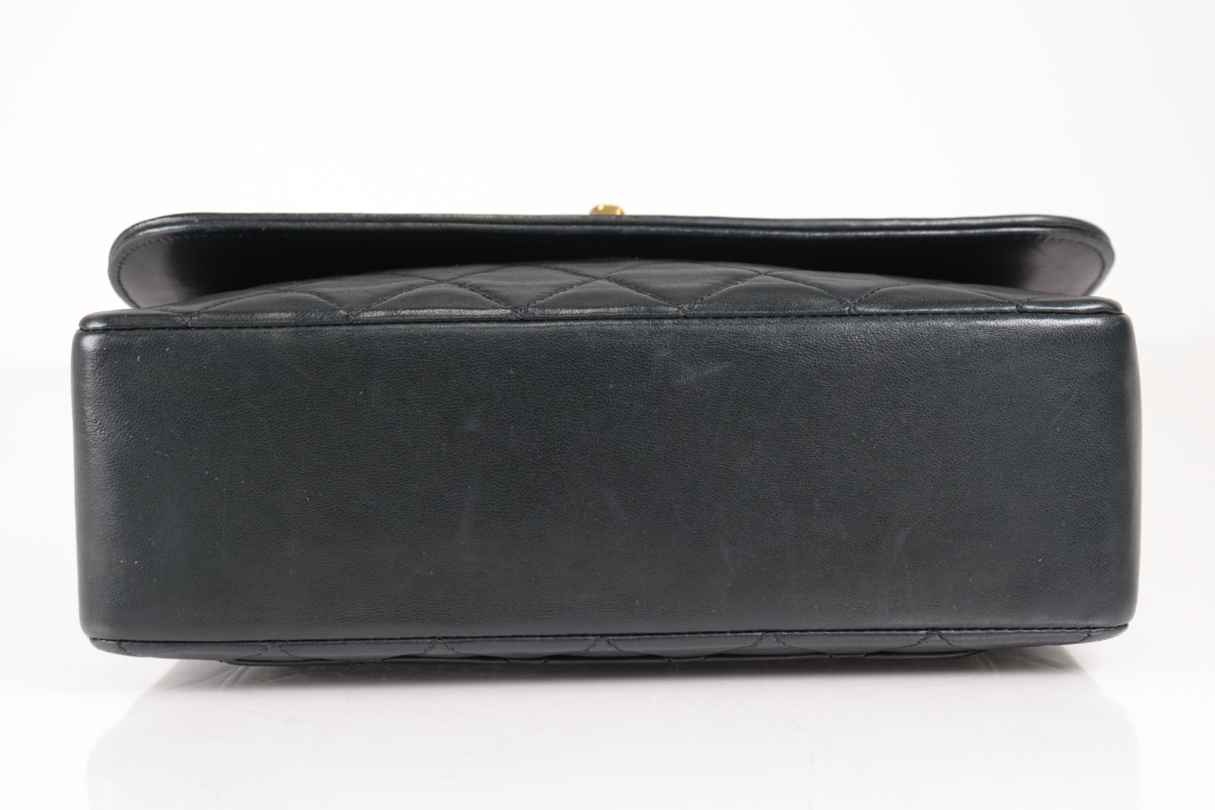 Turnlock Lambskin Chain Shoulder Bag with Inner Pouch (Serial Number 1) — view 7