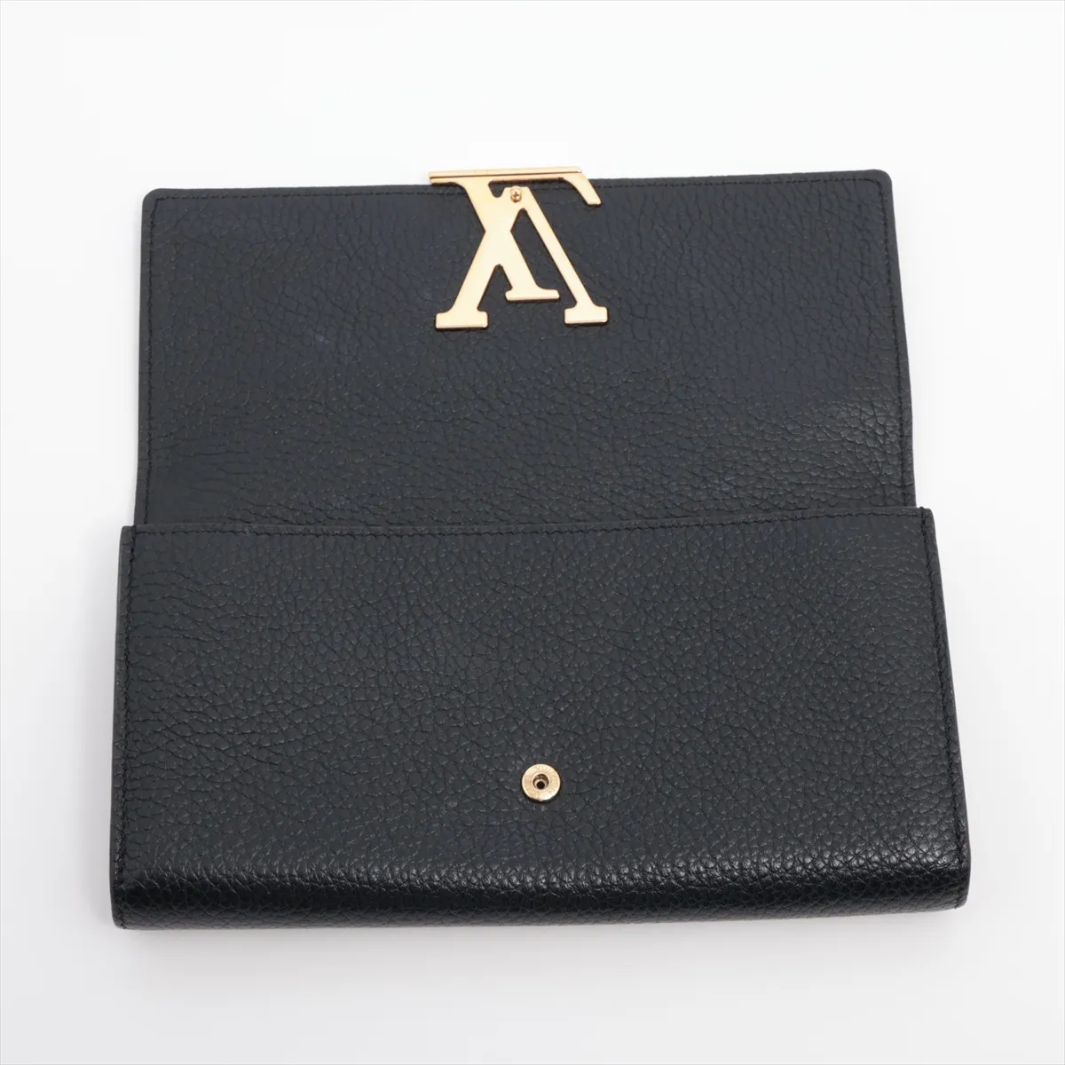 Taurillon Portefeuille Capucines M61248 Noir Long Wallet (RFID detected) — view 3