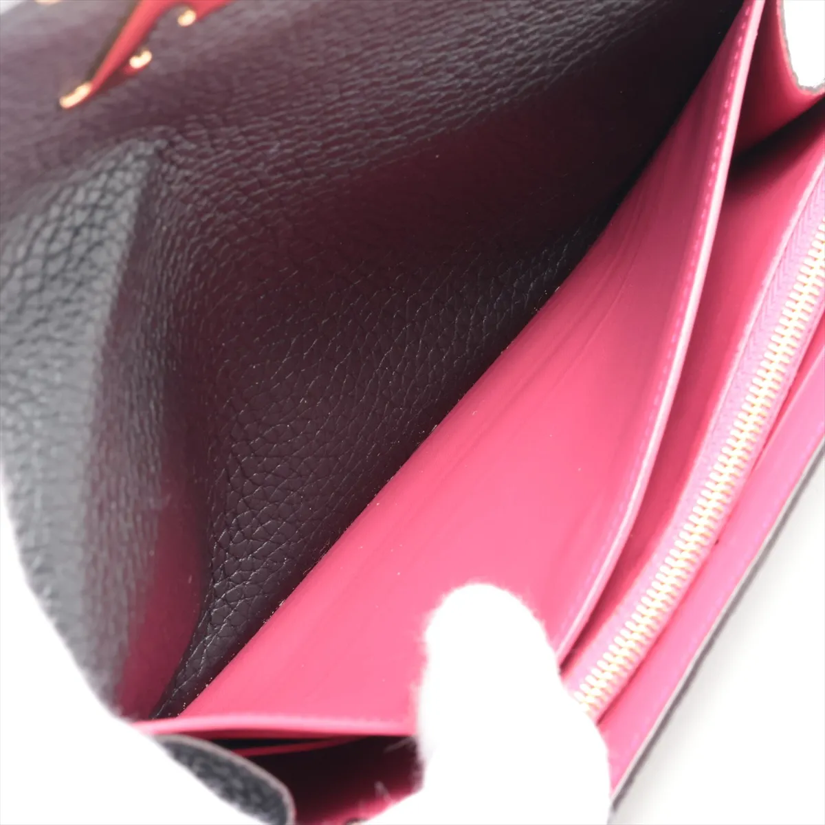 Taurillon Portefeuille Capucines M61248 Noir Long Wallet (RFID detected) — view 6