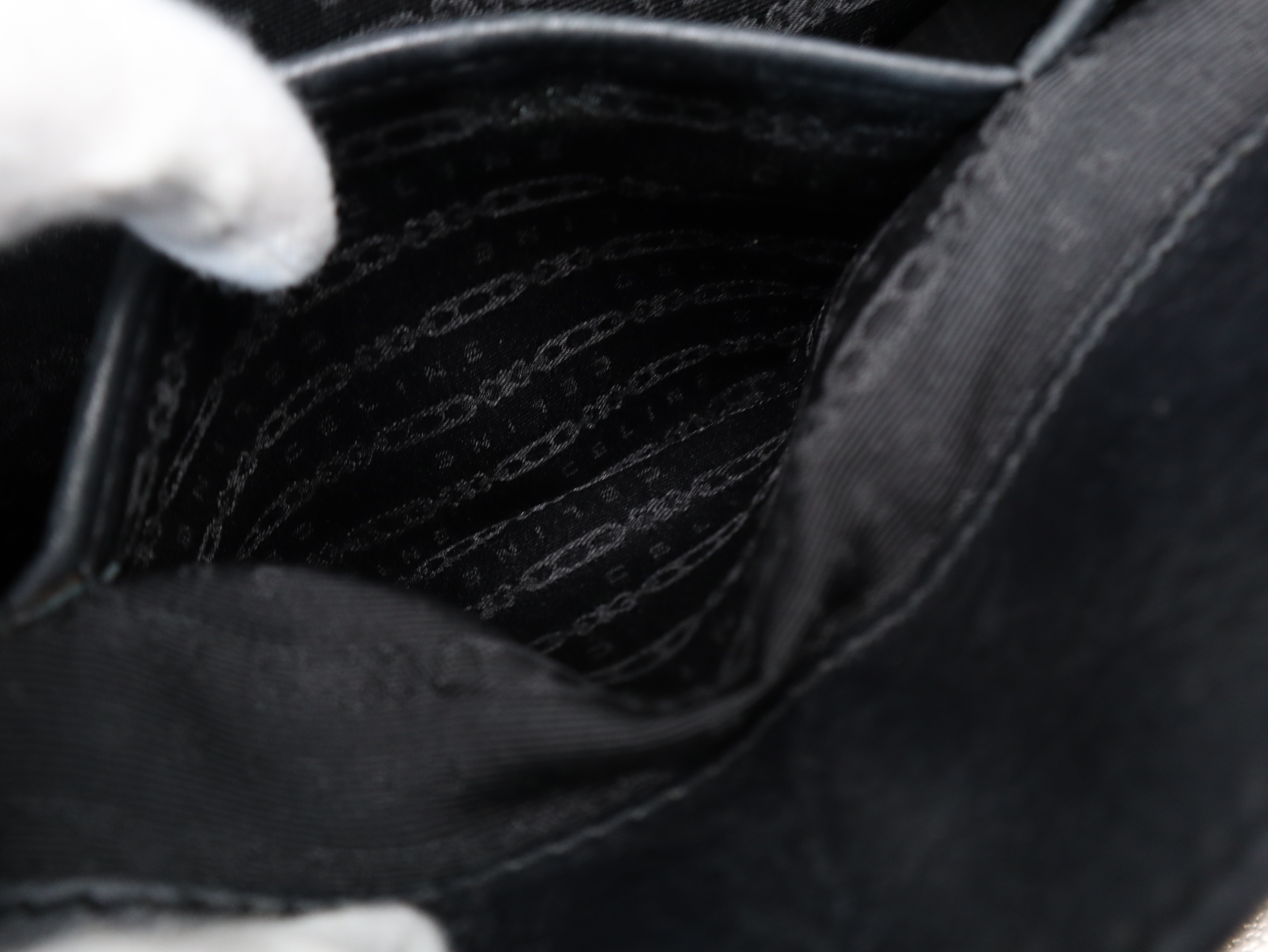 Leather Boogie Bag Handbag, Black — view 14