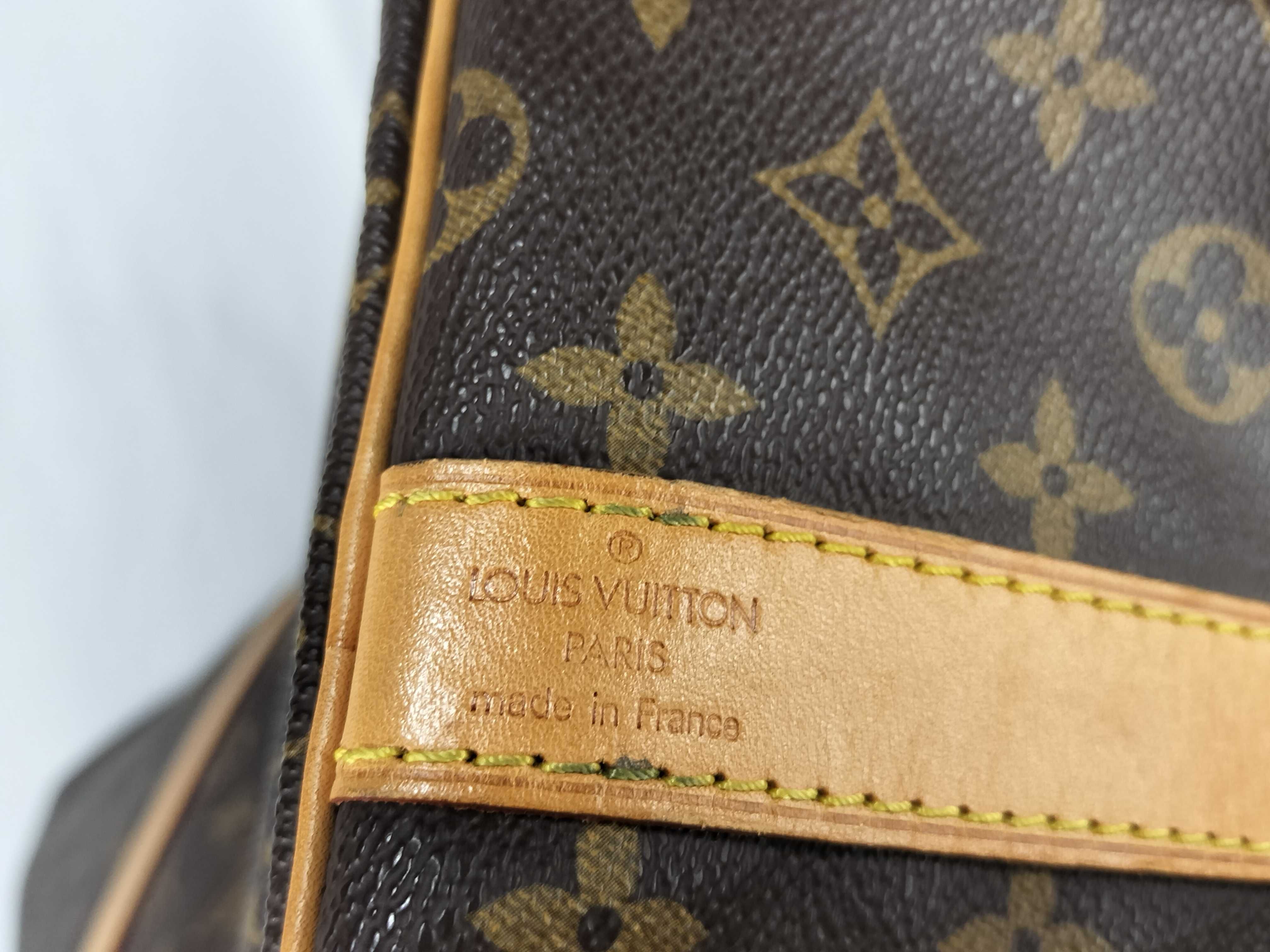 Monogram Keepall Bandoulière 55 M41414 TH0966 Brown Boston Bag — view 11