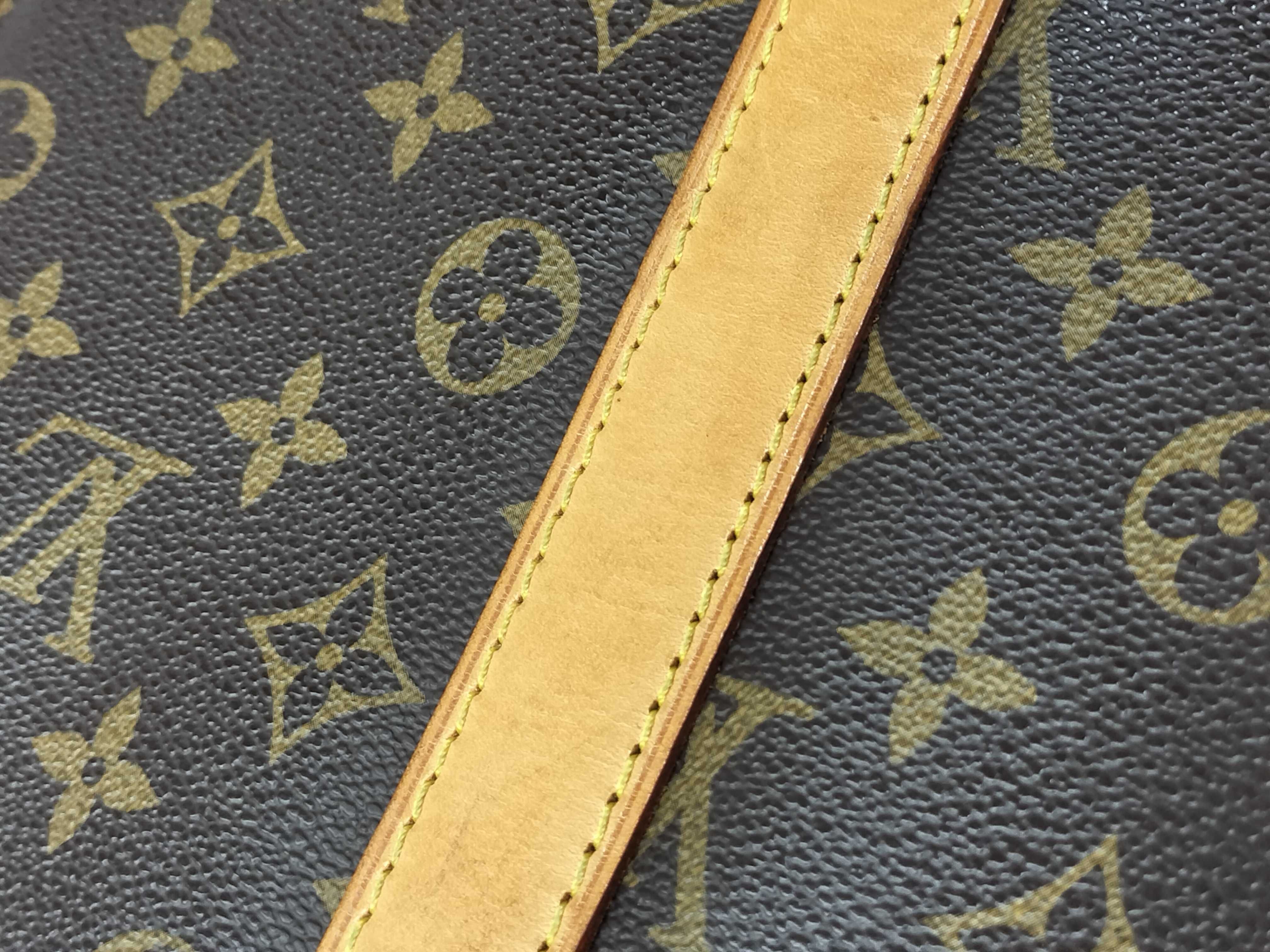 Monogram Keepall Bandoulière 55 M41414 TH0966 Brown Boston Bag — view 12
