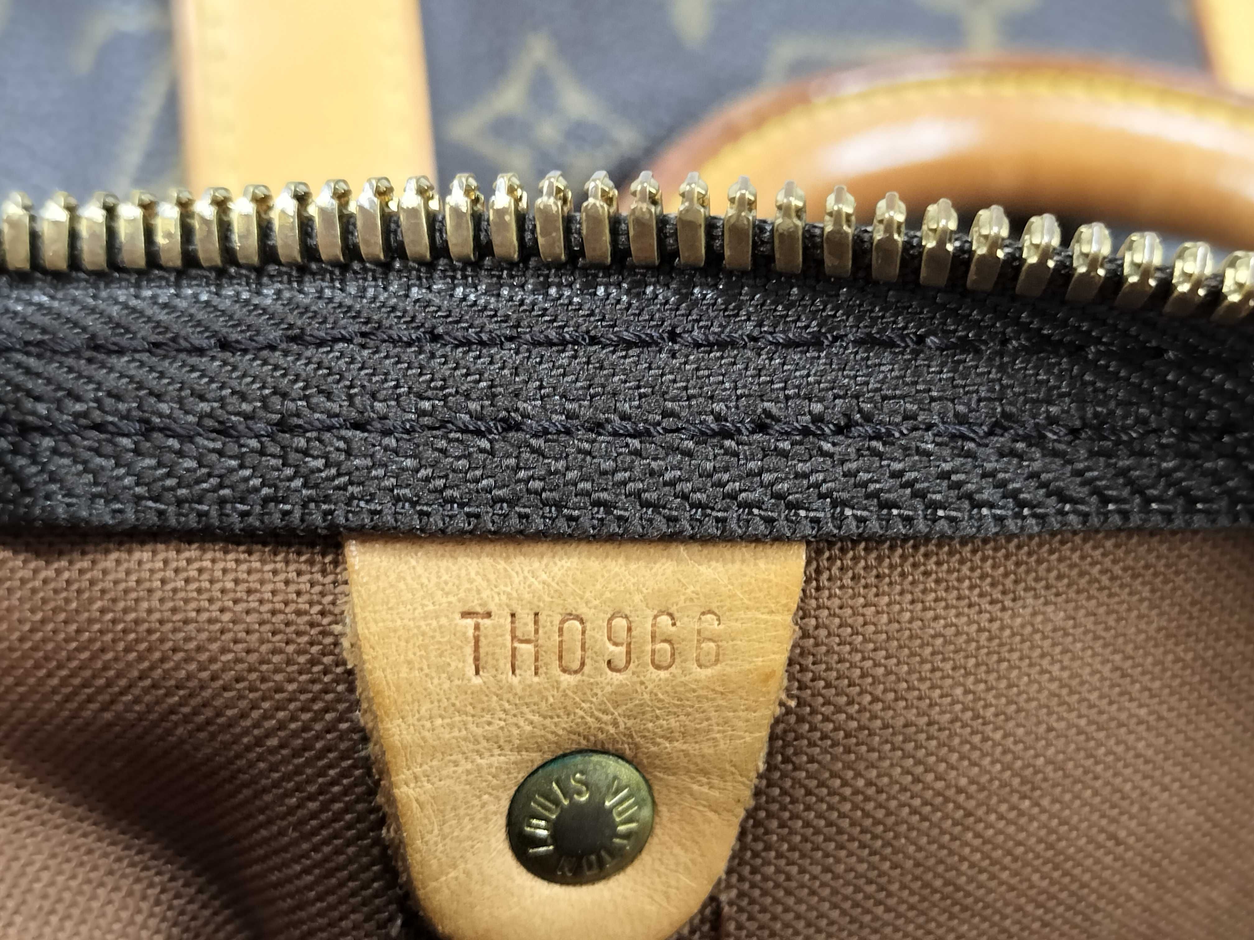 Monogram Keepall Bandoulière 55 M41414 TH0966 Brown Boston Bag — view 14