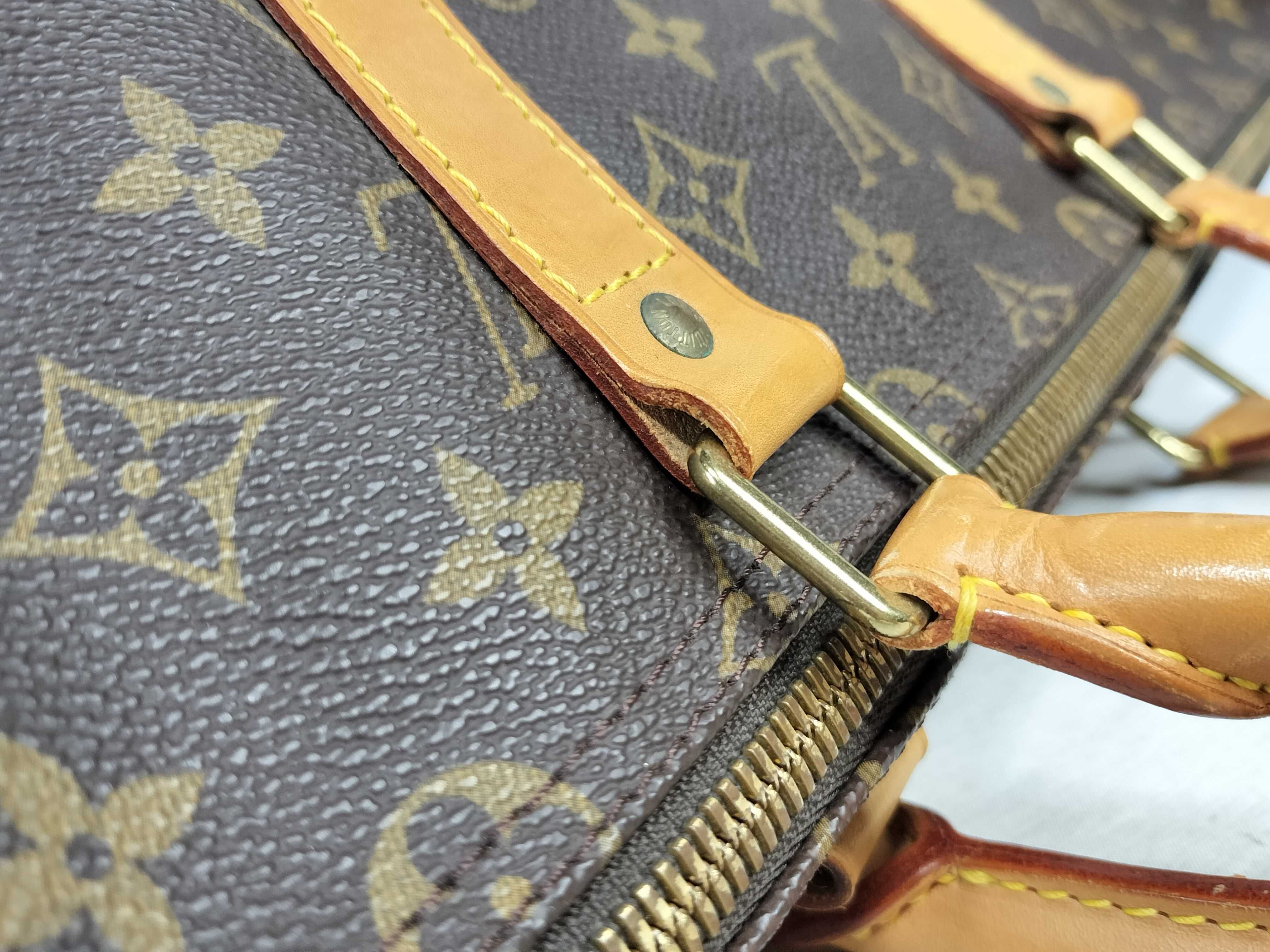 Monogram Keepall Bandoulière 55 M41414 TH0966 Brown Boston Bag — view 5