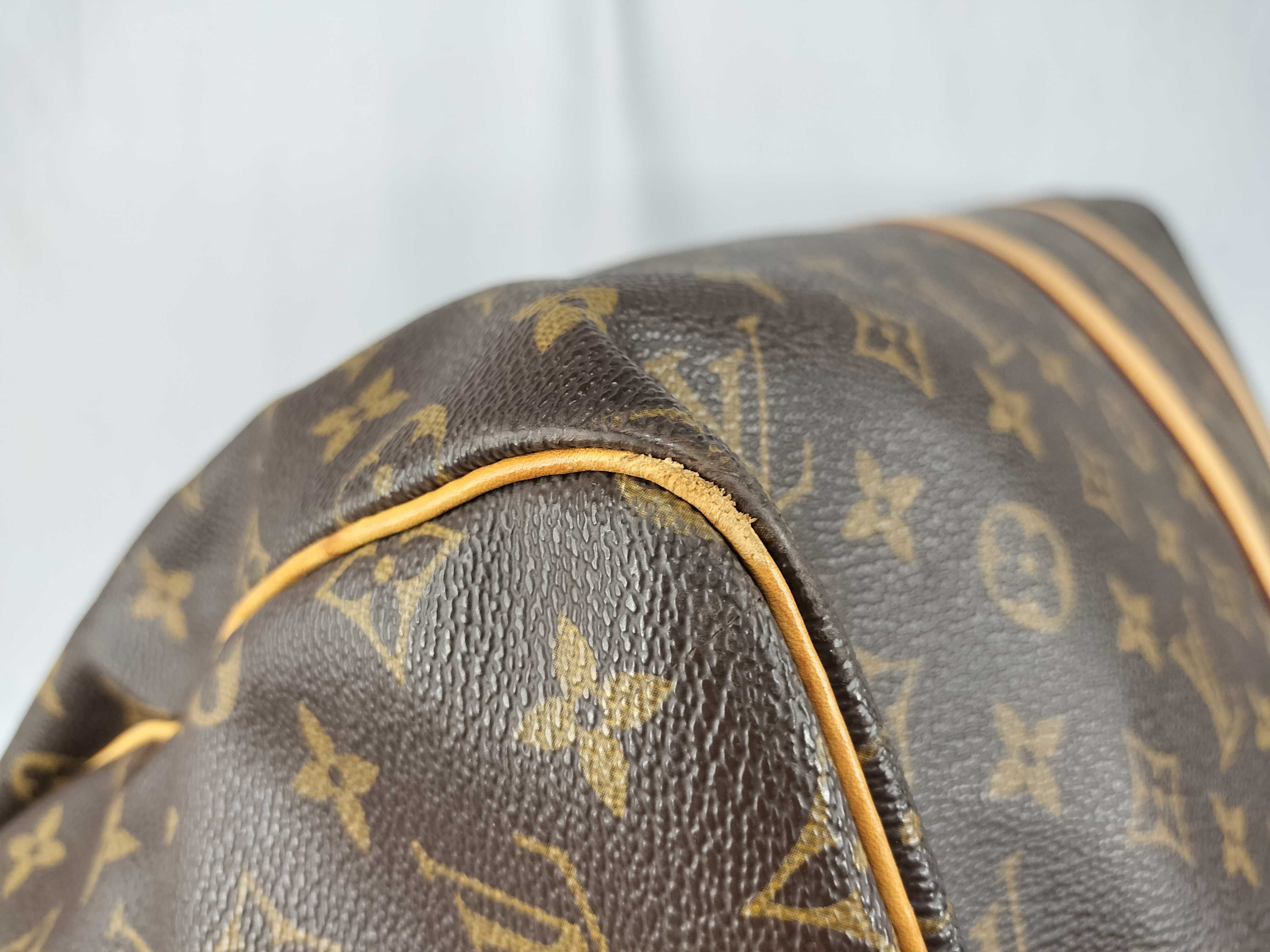 Monogram Keepall Bandoulière 55 M41414 TH0966 Brown Boston Bag — view 7