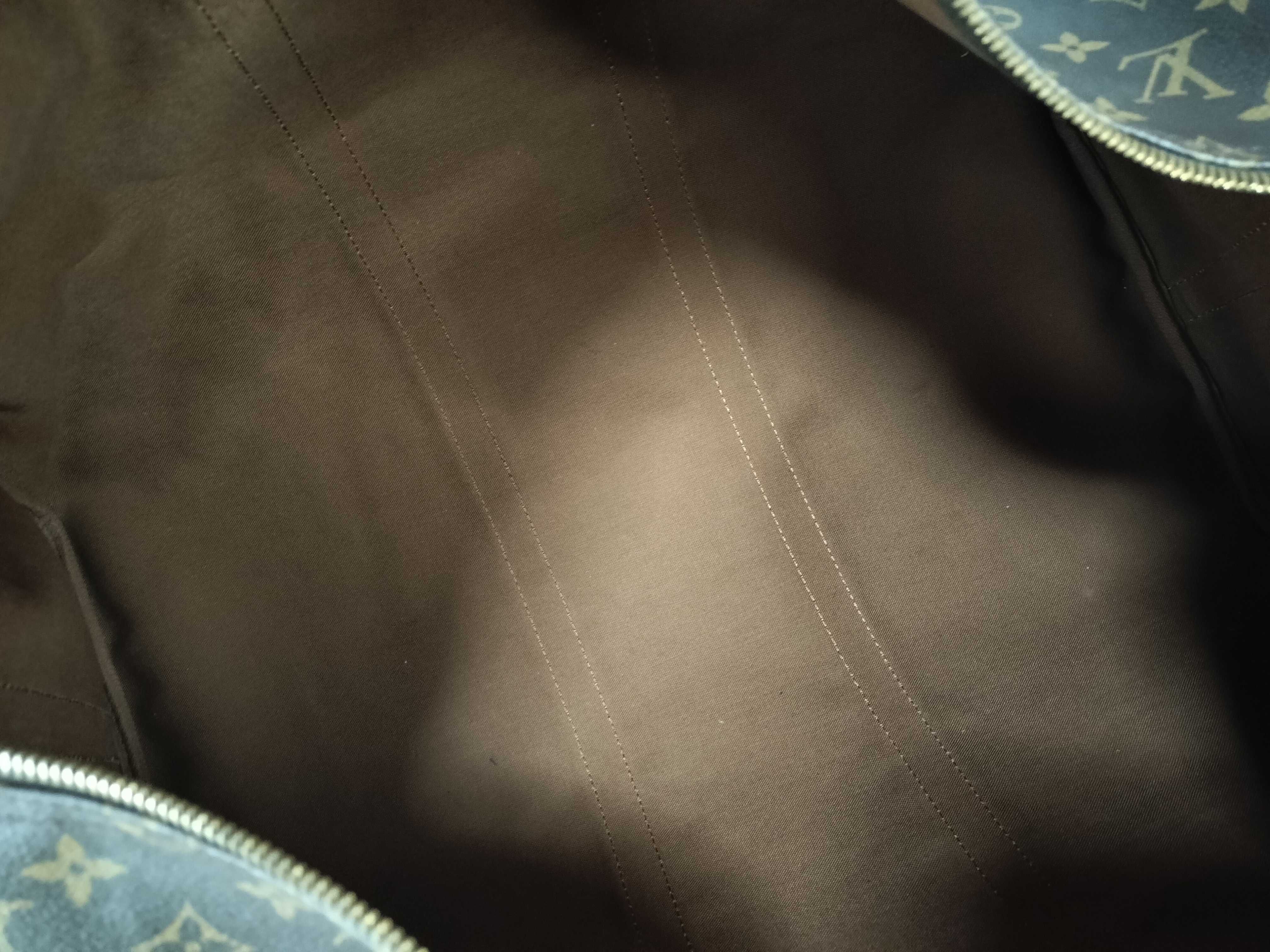Monogram Keepall Bandoulière 55 M41414 TH0966 Brown Boston Bag — view 10