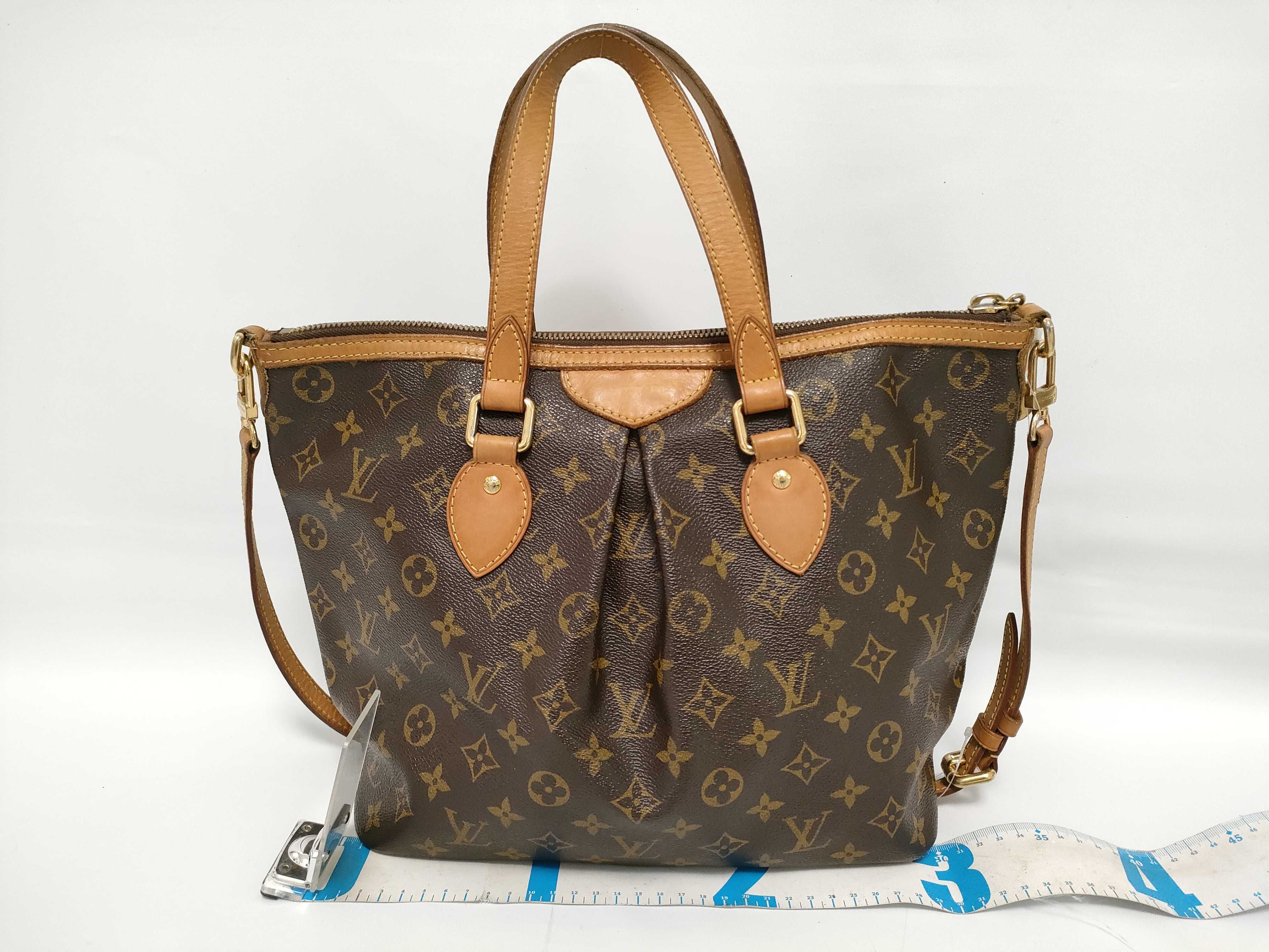Monogram Palermo Brown Gold Monogram SR3141 Handbag — view 2