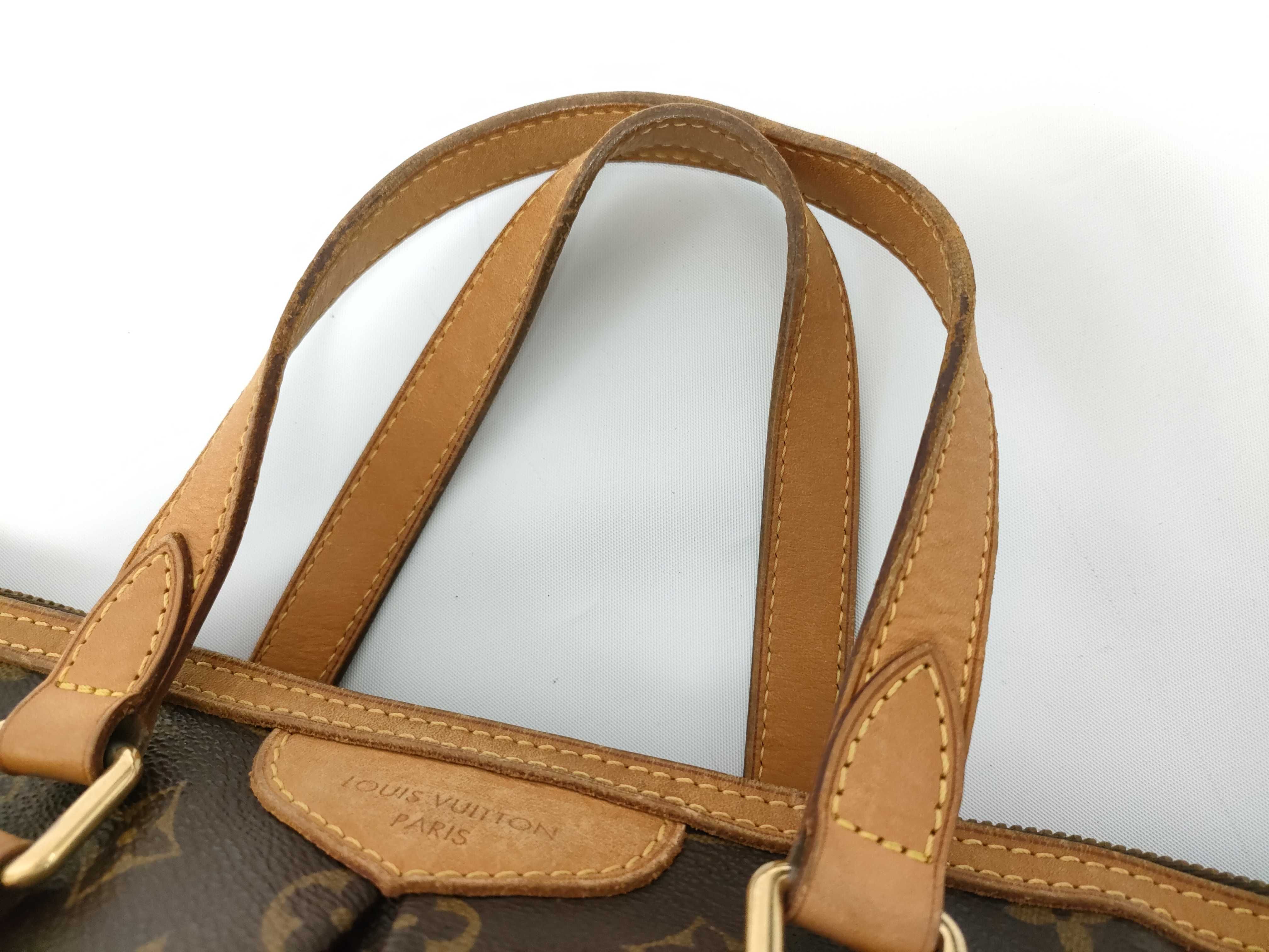 Monogram Palermo Brown Gold Monogram SR3141 Handbag — view 3