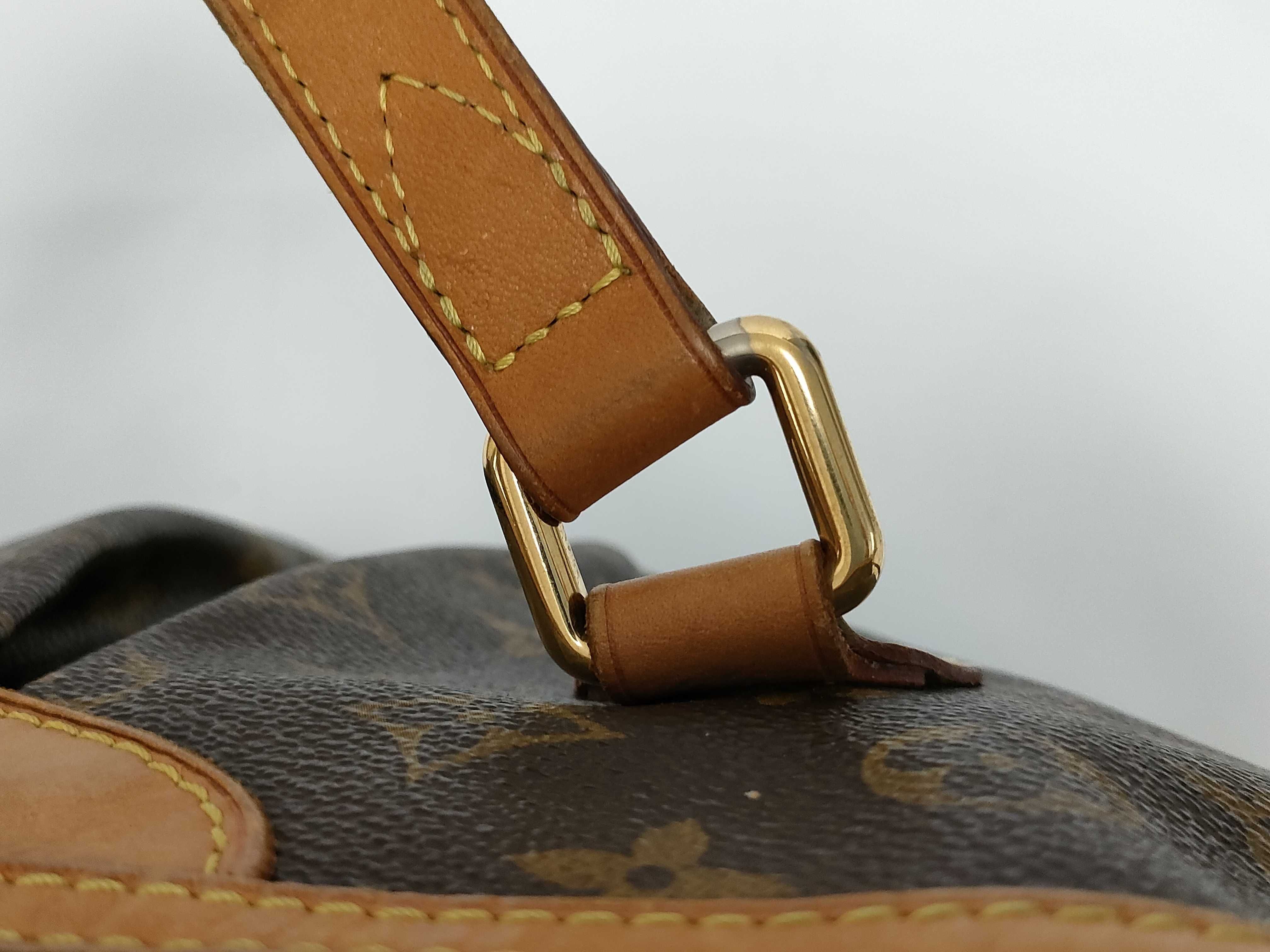 Monogram Palermo Brown Gold Monogram SR3141 Handbag — view 5