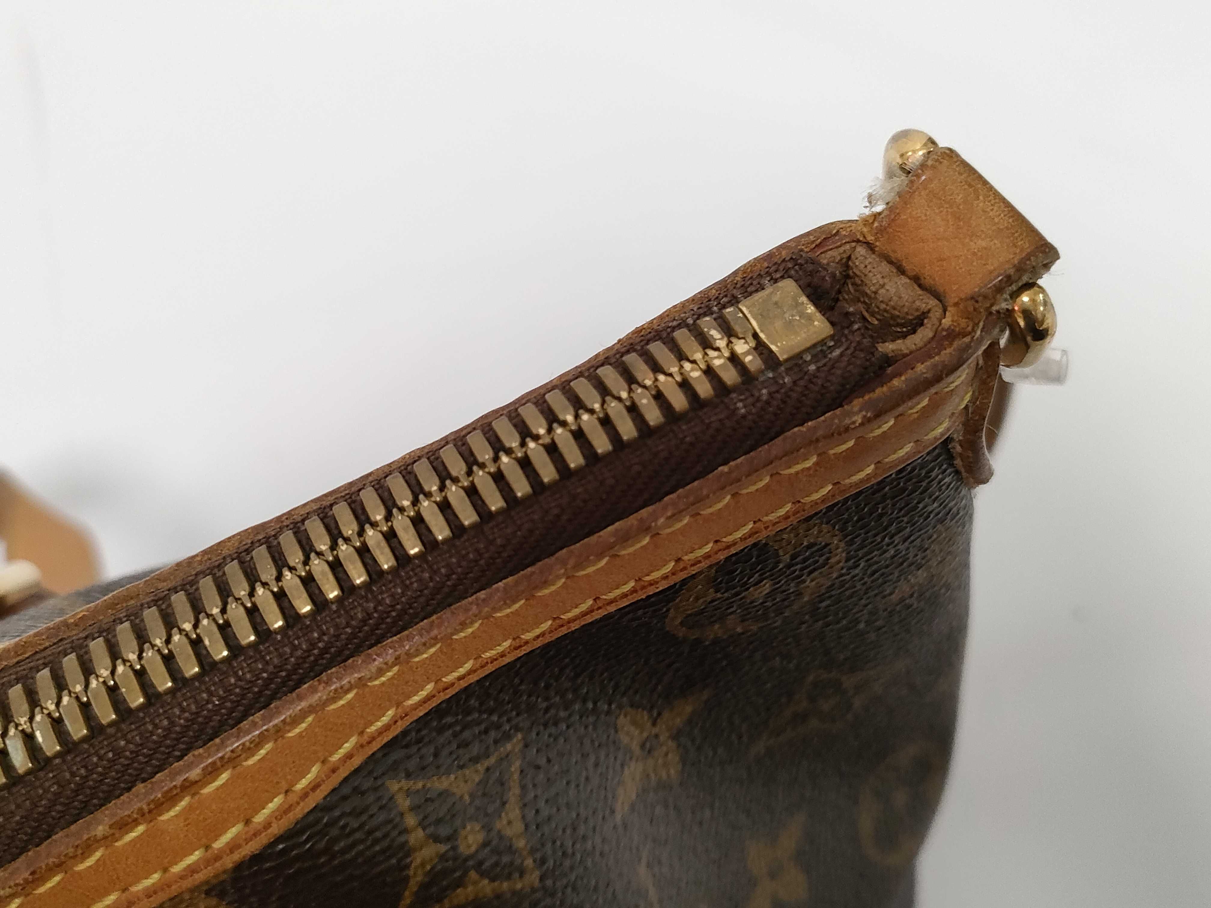 Monogram Palermo Brown Gold Monogram SR3141 Handbag — view 6